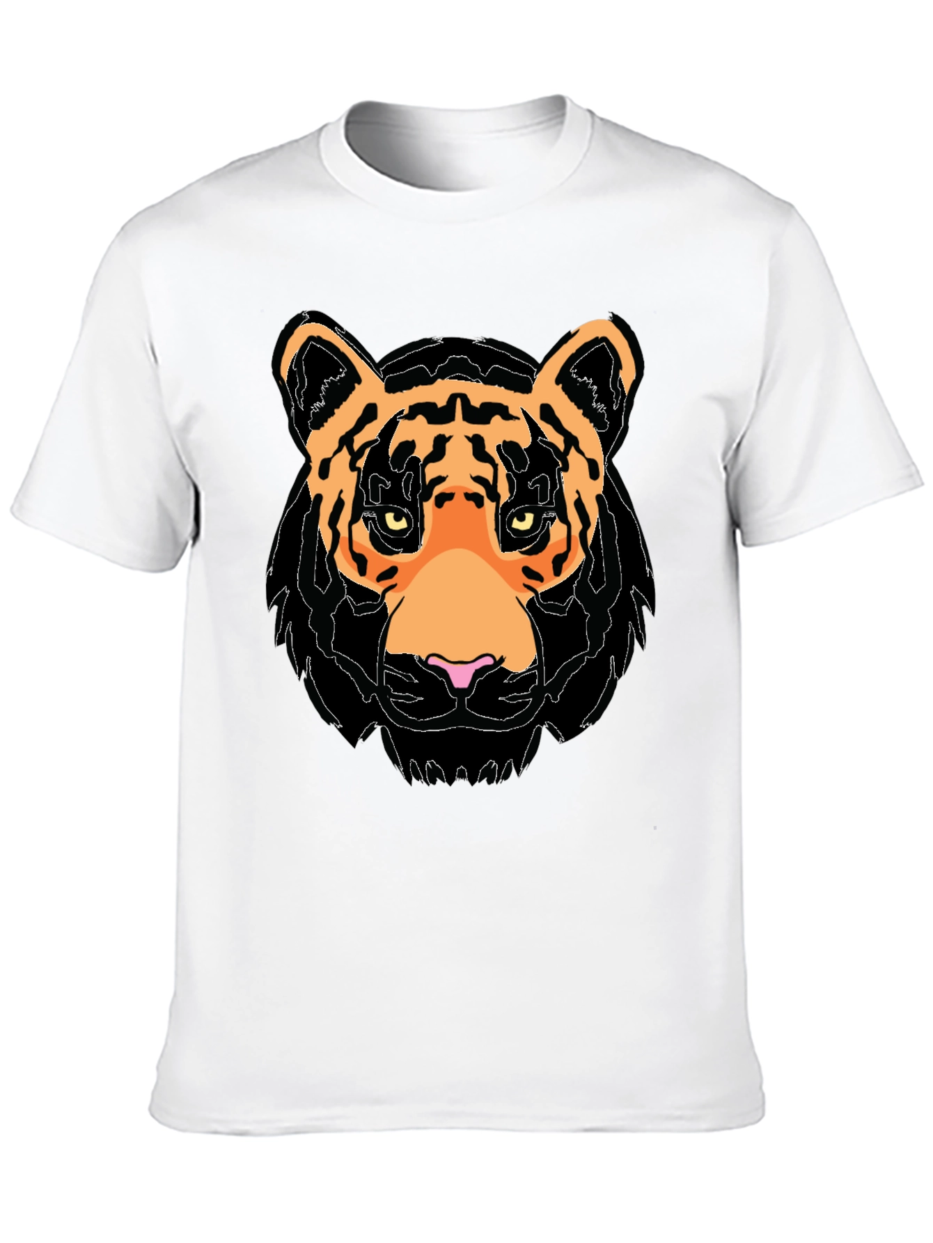 Black Tiger Graphic Black T-Shirt view 10