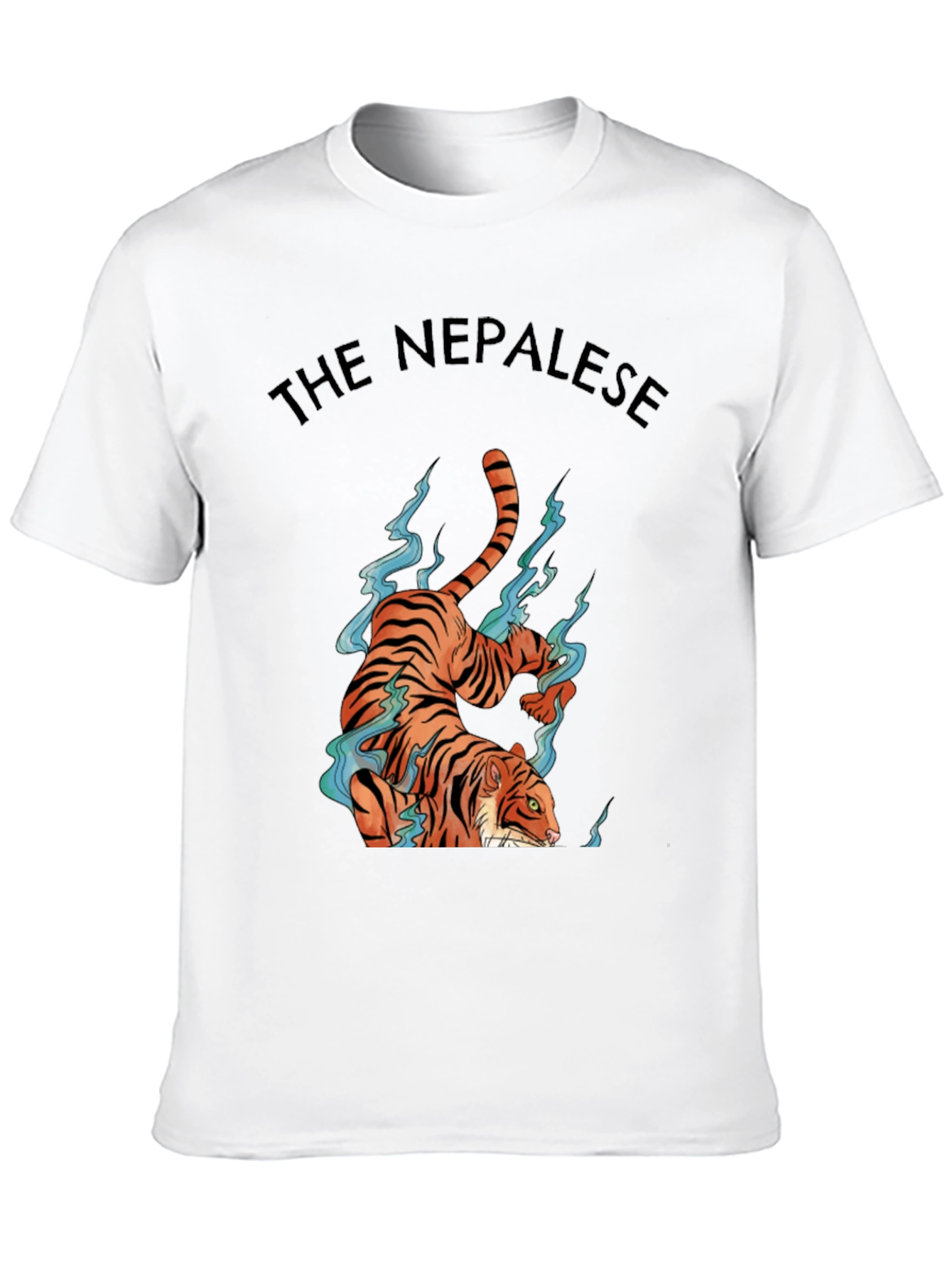 Black The Nepalese Tiger Graphic Tee view 10