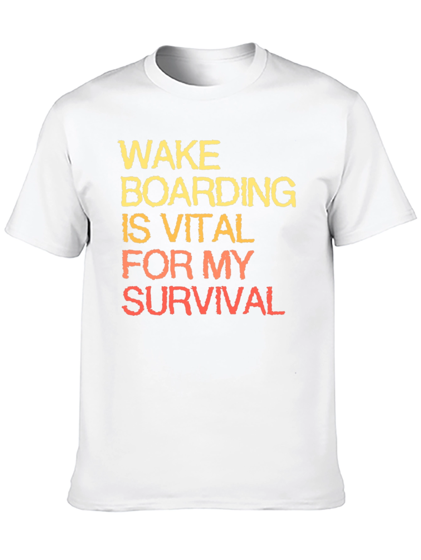 Black Wakeboarding is Vital T-Shirt view 10