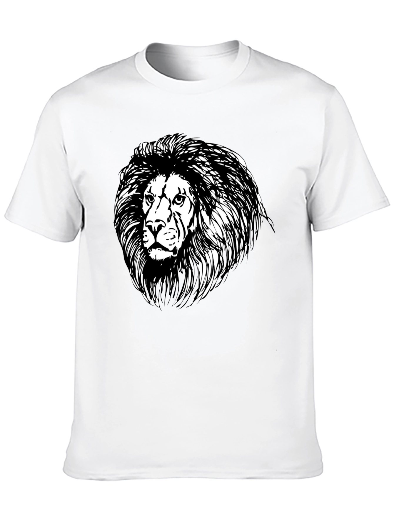 Black Lion Graphic Black Tee - Classic Style view 10