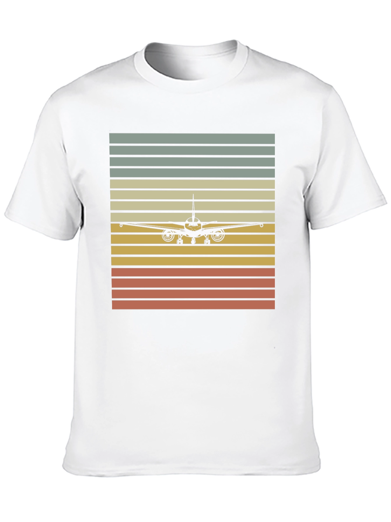 Black Retro Airplane T-Shirt - Vintage Style Aviation Tee view 10