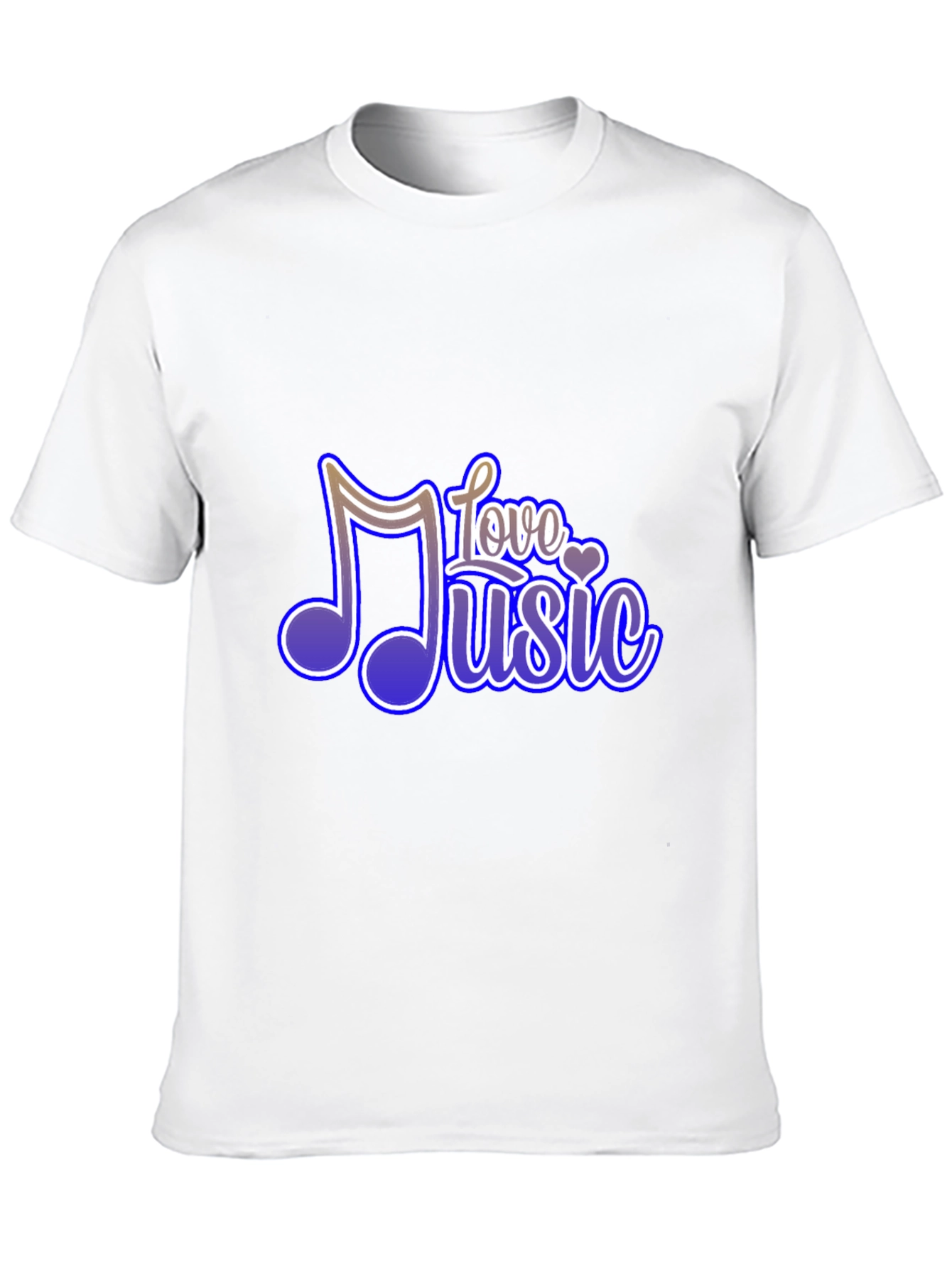 Black Love Music Graphic Tee - Soft Black T-Shirt view 10