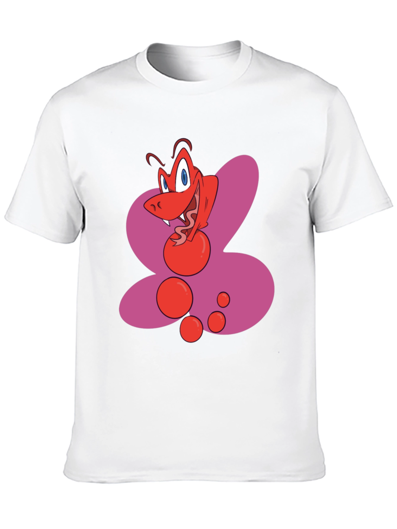 Black Cartoon Ant Graphic Black T-Shirt view 10
