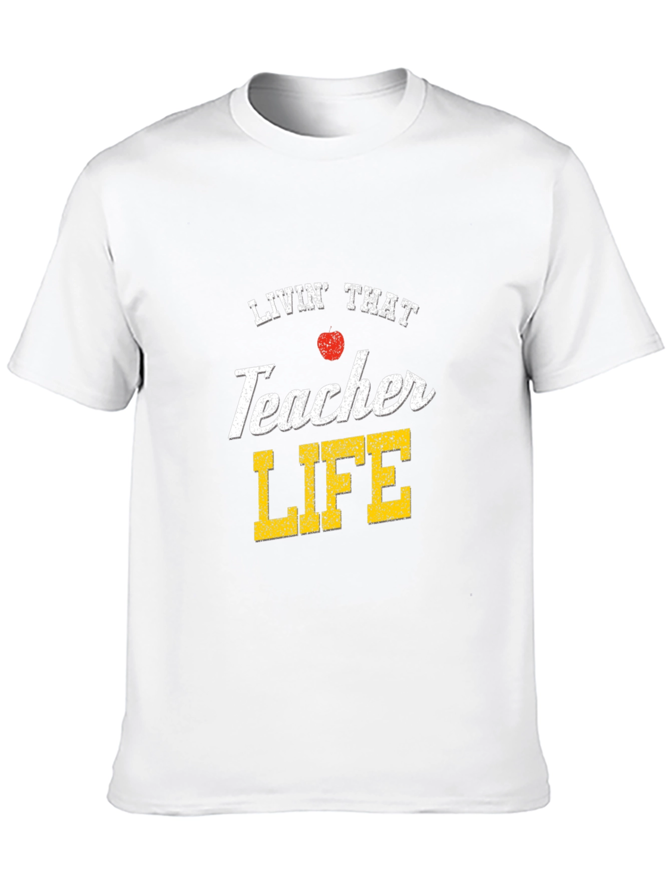 Black Livin' That Teacher Life T-Shirt view 10