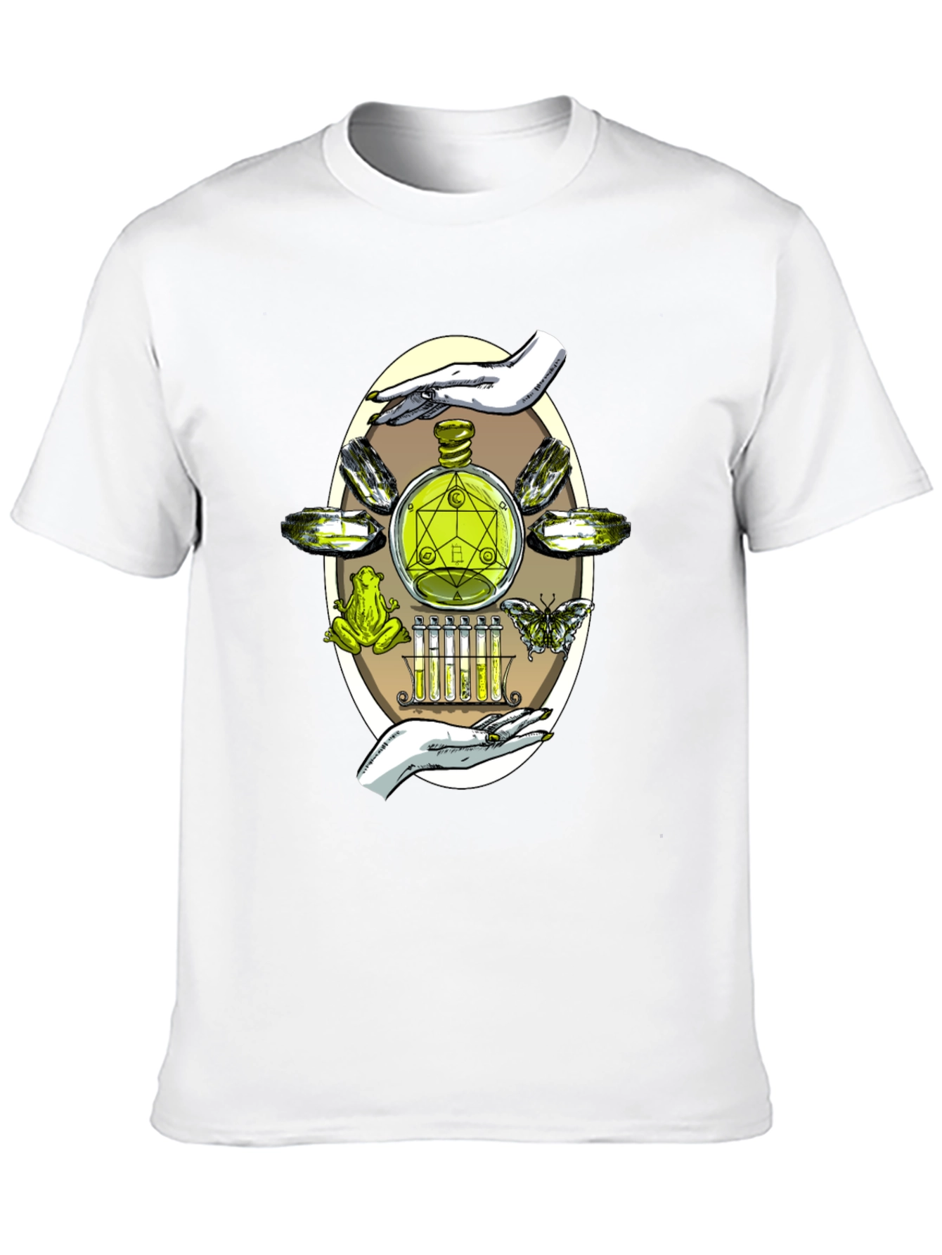 Black Alchemy Graphic T-Shirt - Science & Magic Tee view 10