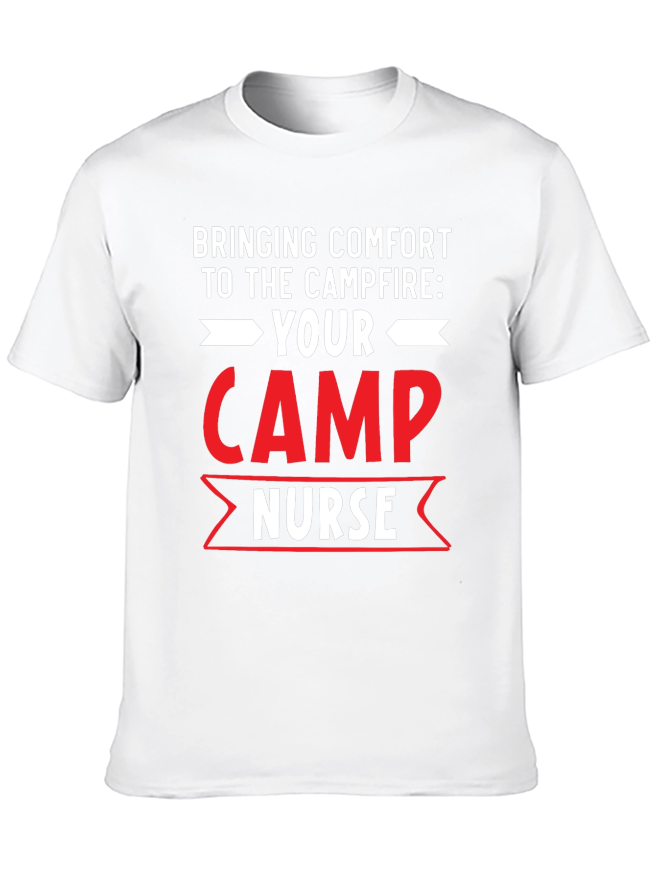 Black Camp Nurse Comfort T-Shirt view 10