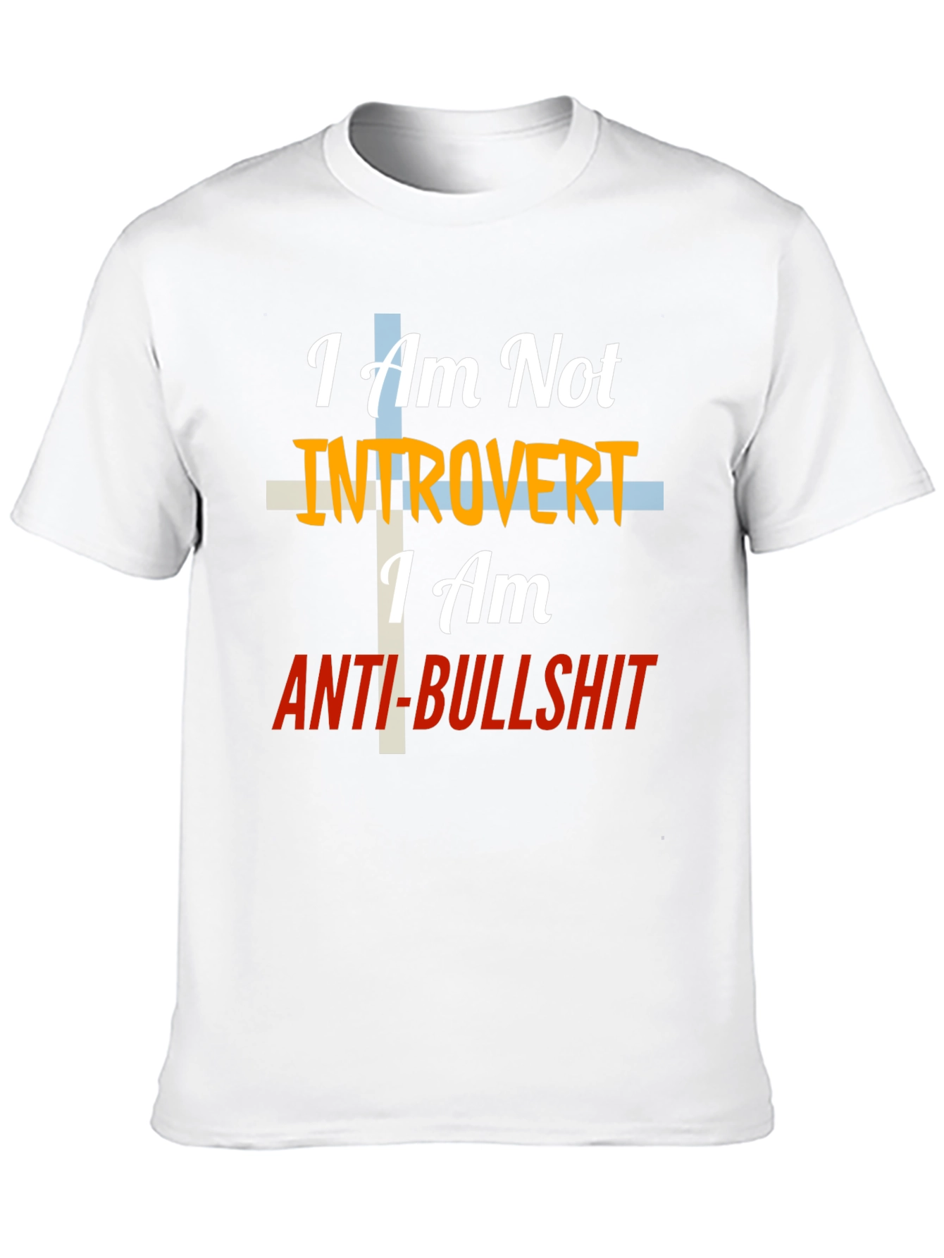Black I Am Not Introvert T-Shirt view 10