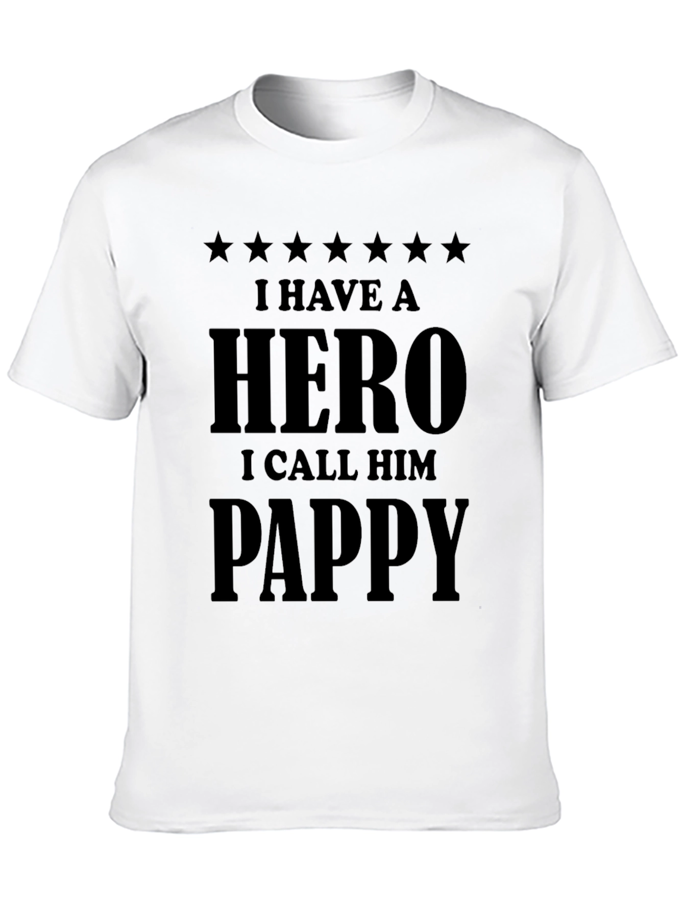 Black Pappy Hero T-Shirt - Gift for Grandpa view 10