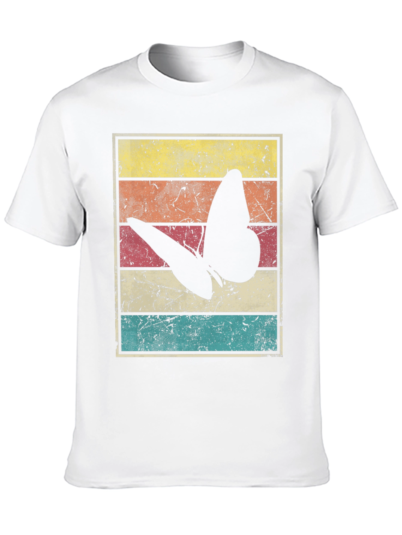 Black Retro Butterfly Graphic T-Shirt - Vintage Style view 10