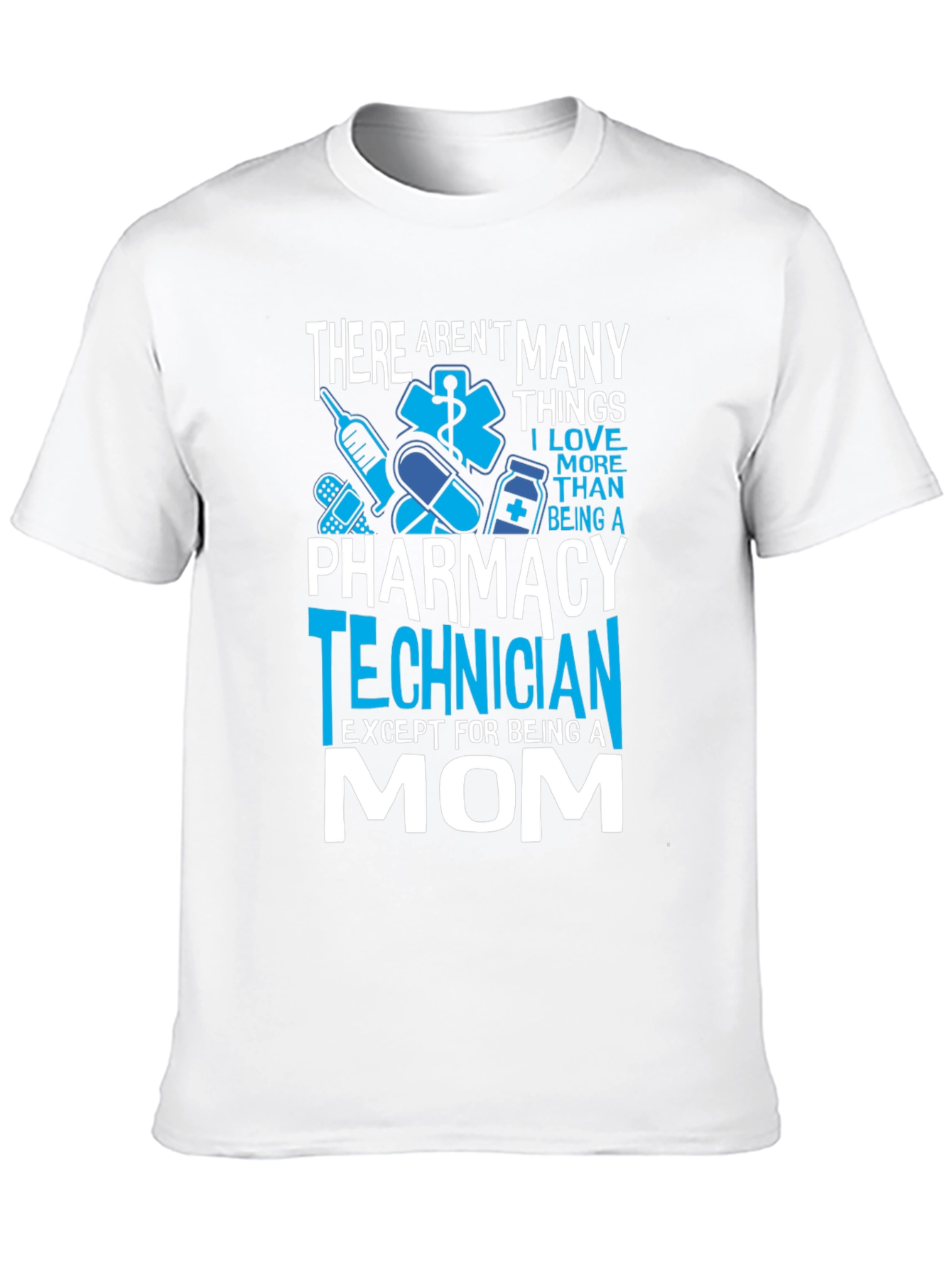 Black Pharmacy Technician Mom T-Shirt view 10