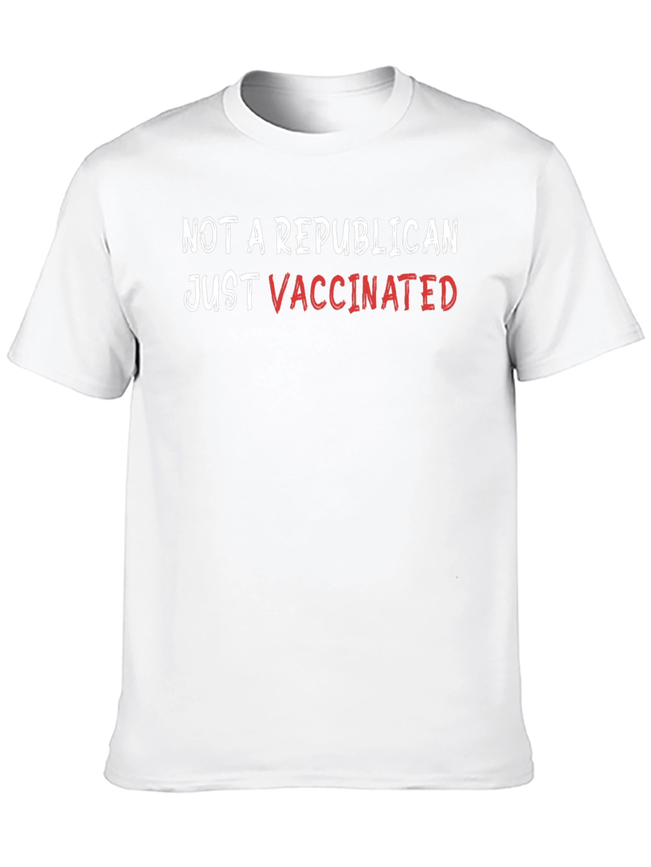 Black Not Republican, Just Vaccinated T-Shirt view 10