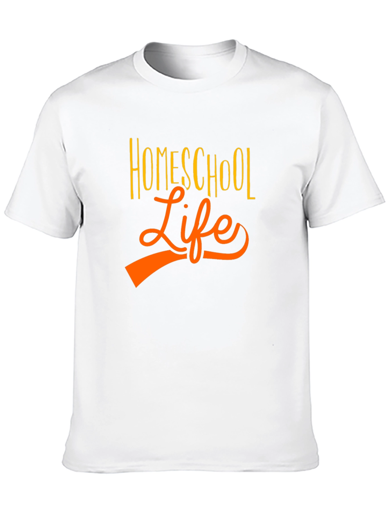 Black Homeschool Life T-Shirt - Black Casual Tee view 10