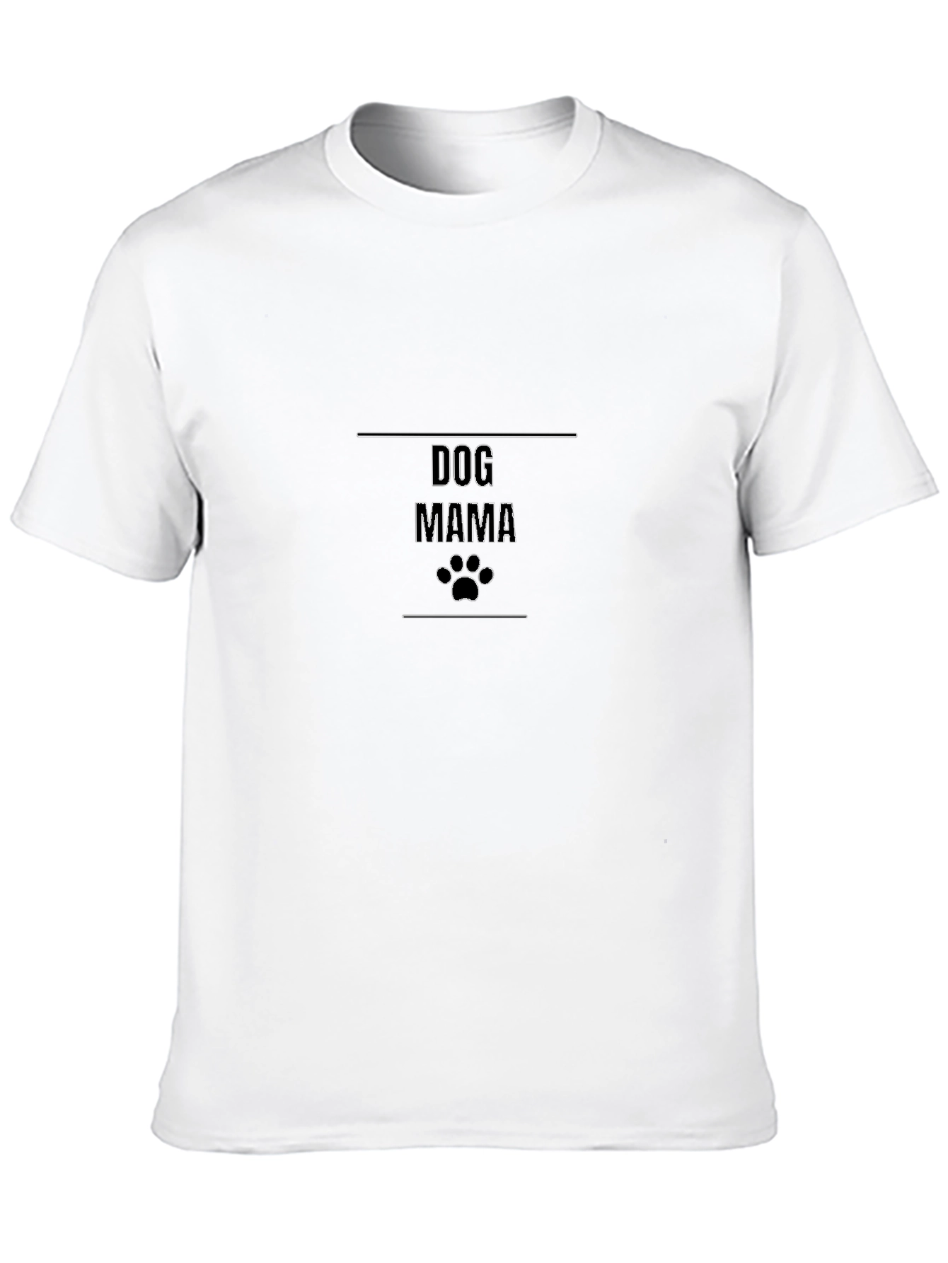 Black Dog Mama T-Shirt - Black, Comfortable Fit view 10