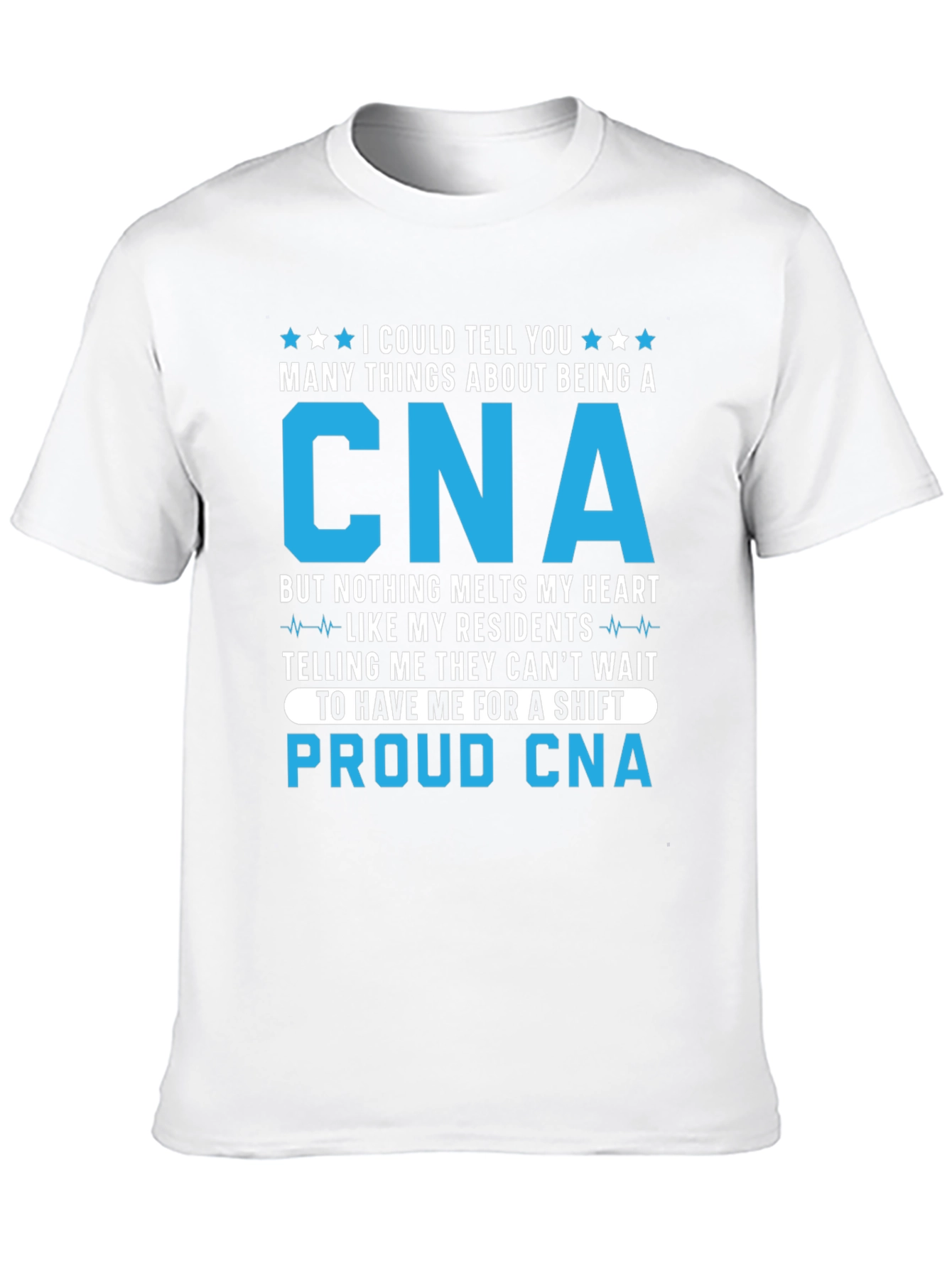 Black Proud CNA T-Shirt for Caregivers view 10