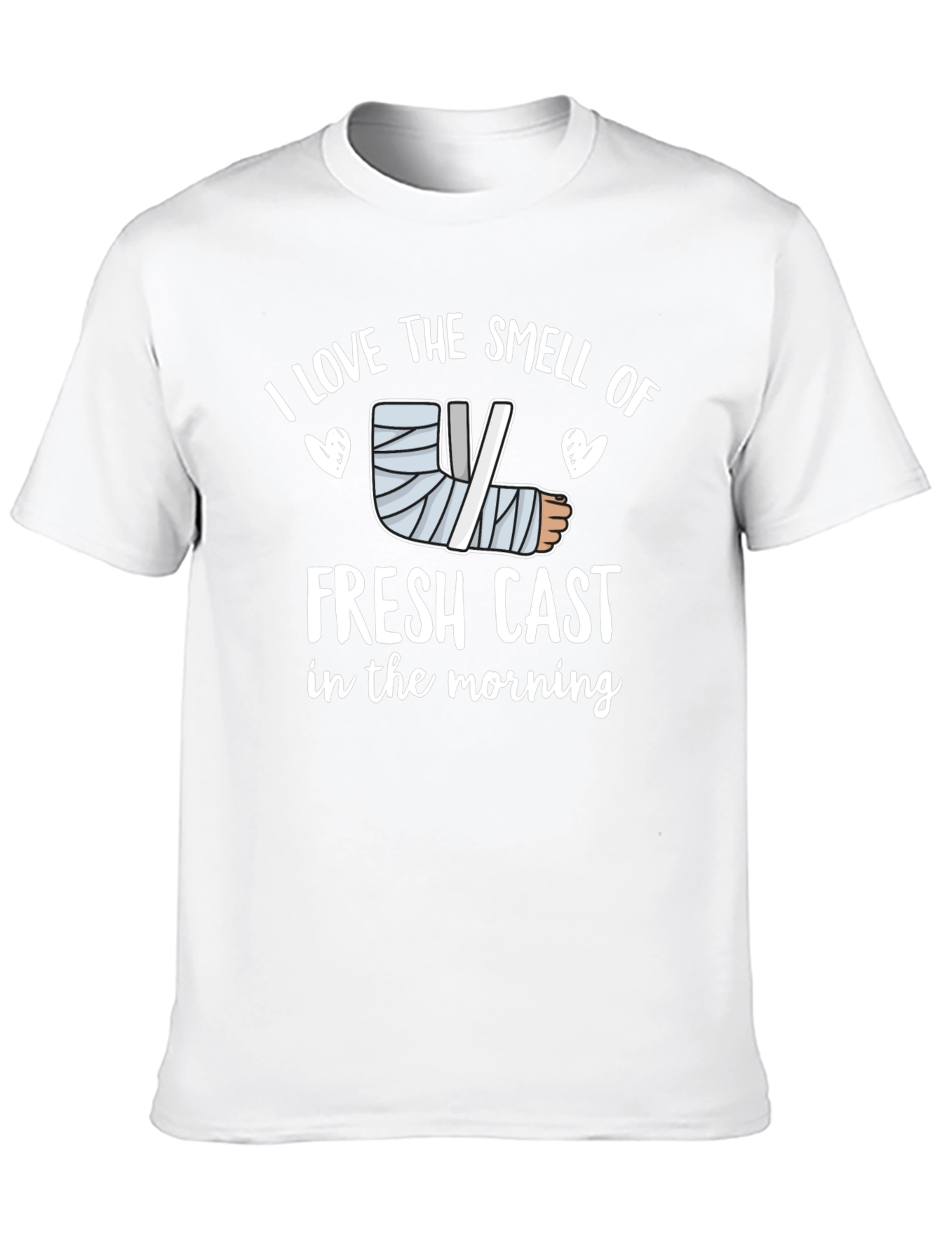 Black I Love the Smell of Fresh Cast T-Shirt view 10