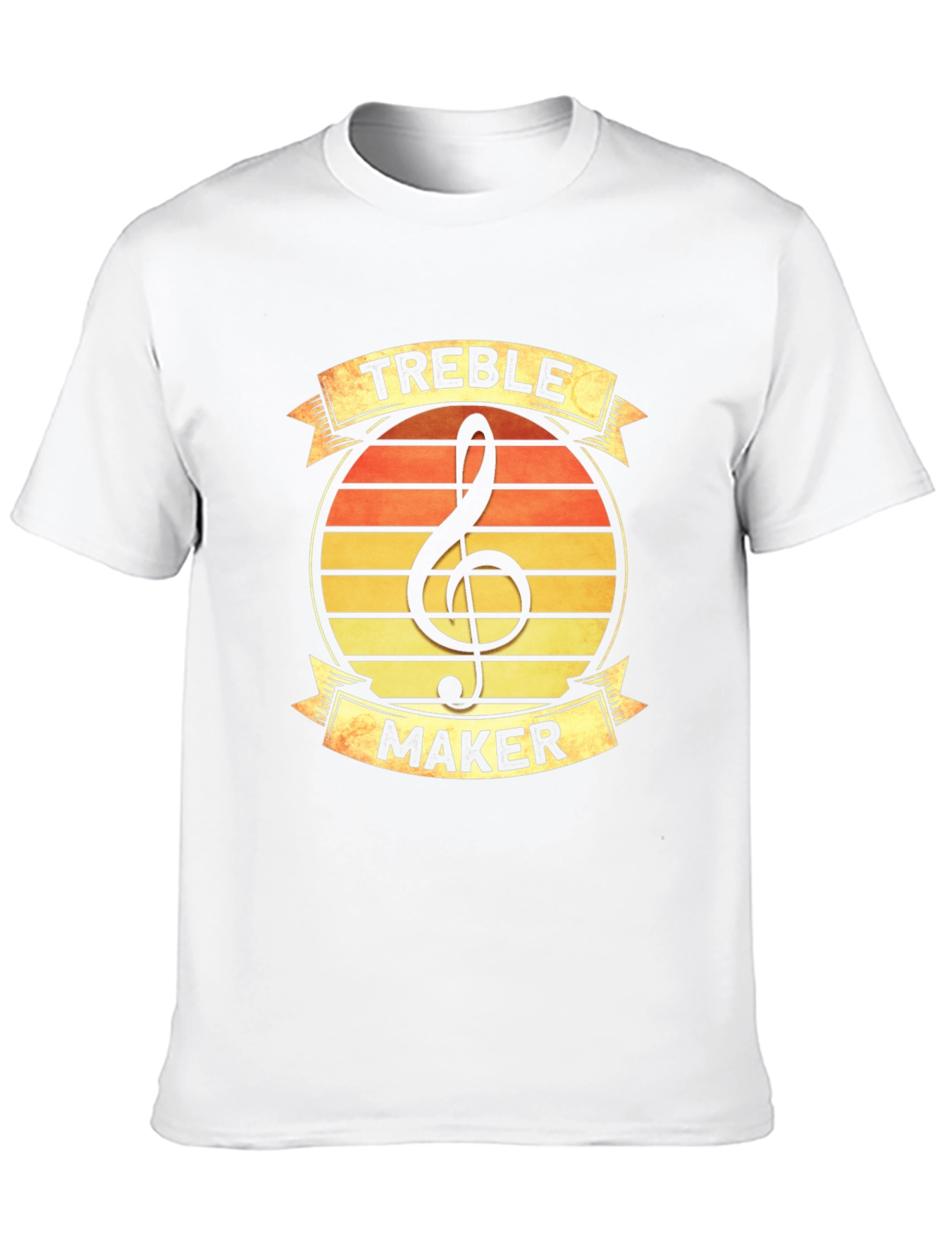 Black Treble Maker T-Shirt - Music Lover Apparel view 10