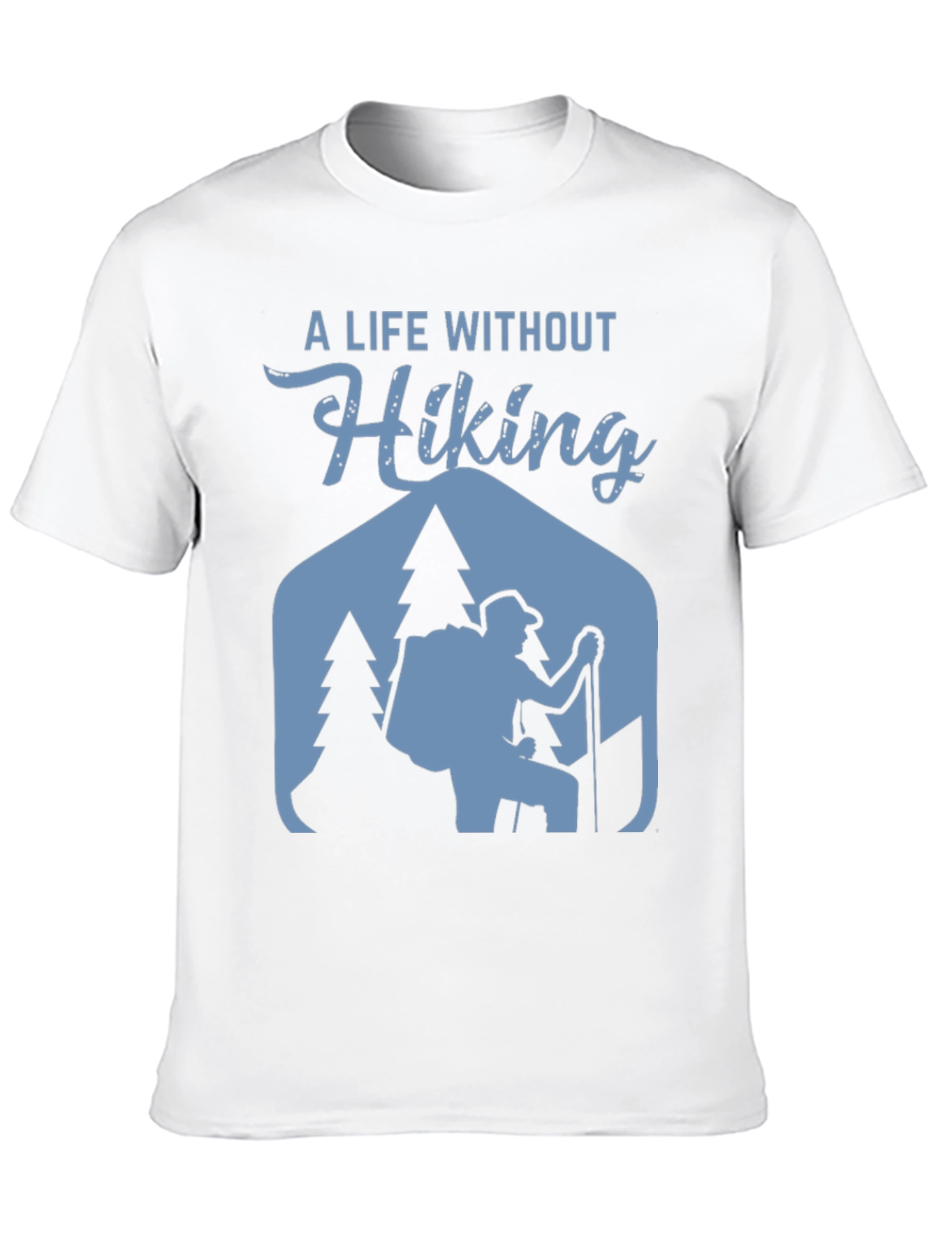 Black Hiking Life T-Shirt - Outdoor Adventure Tee view 10