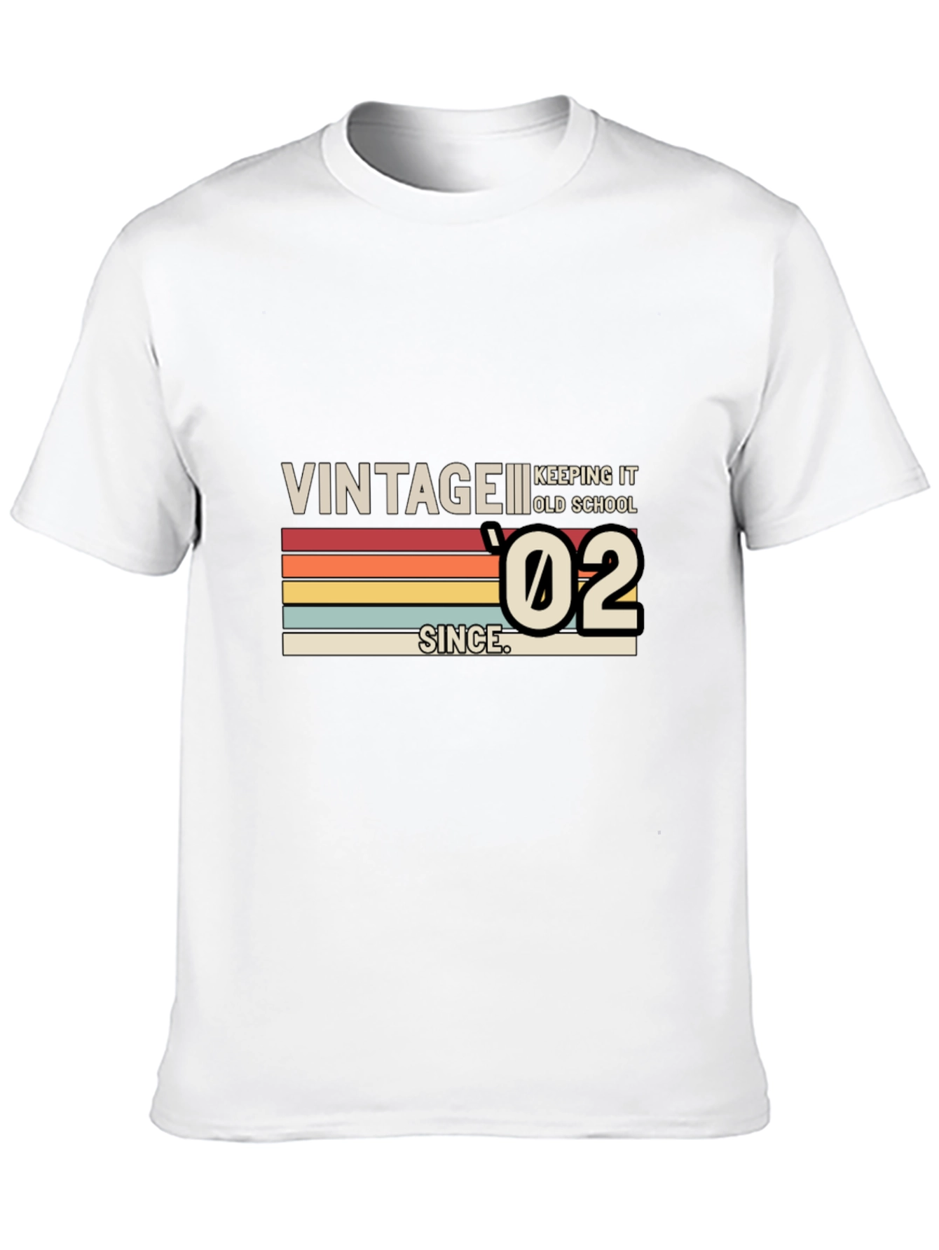 Black Vintage Style '02 Graphic T-Shirt view 10