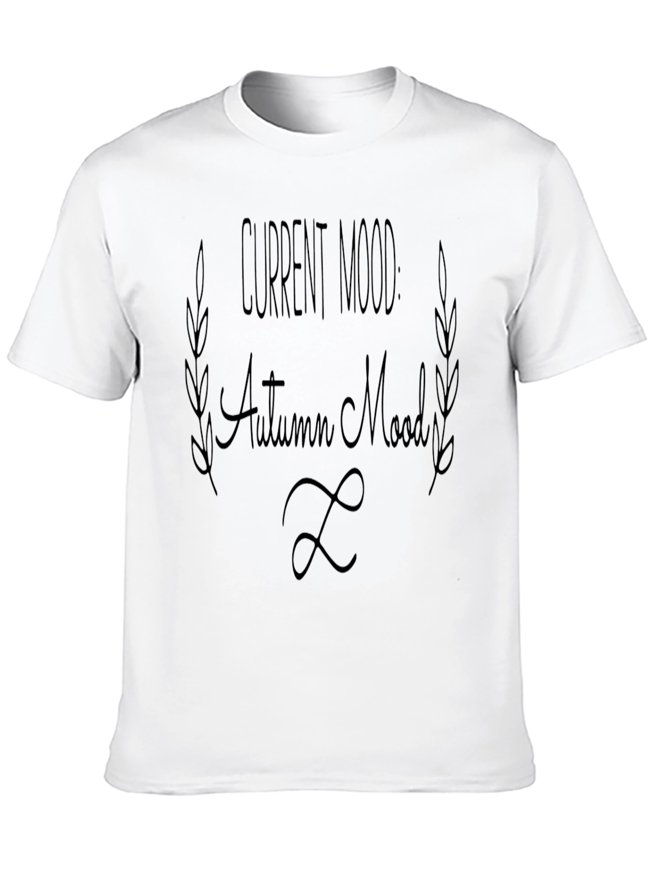 Black Autumn Mood T-Shirt - Cozy Season Apparel view 10