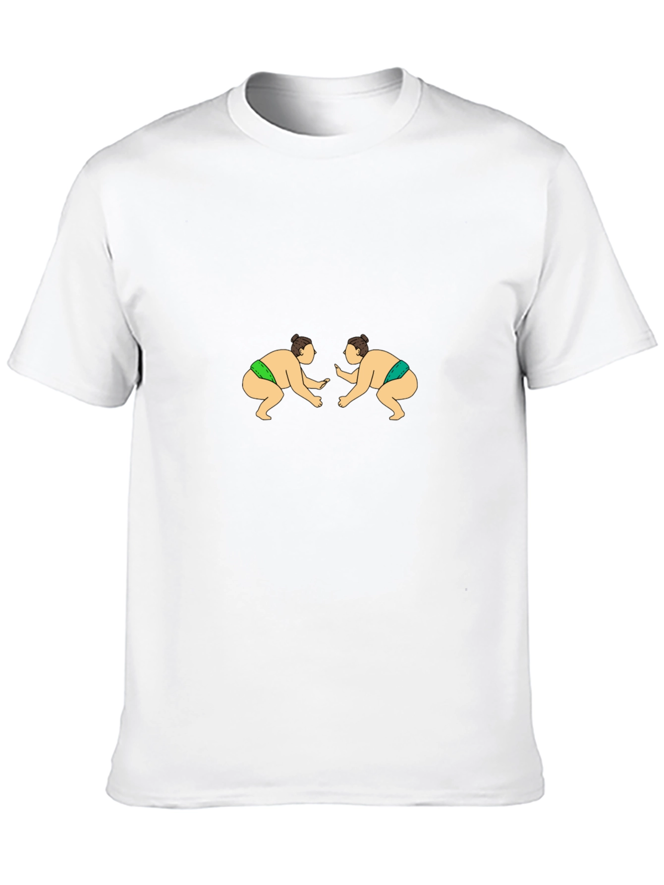 Black Sumo Wrestlers Black T-Shirt view 10