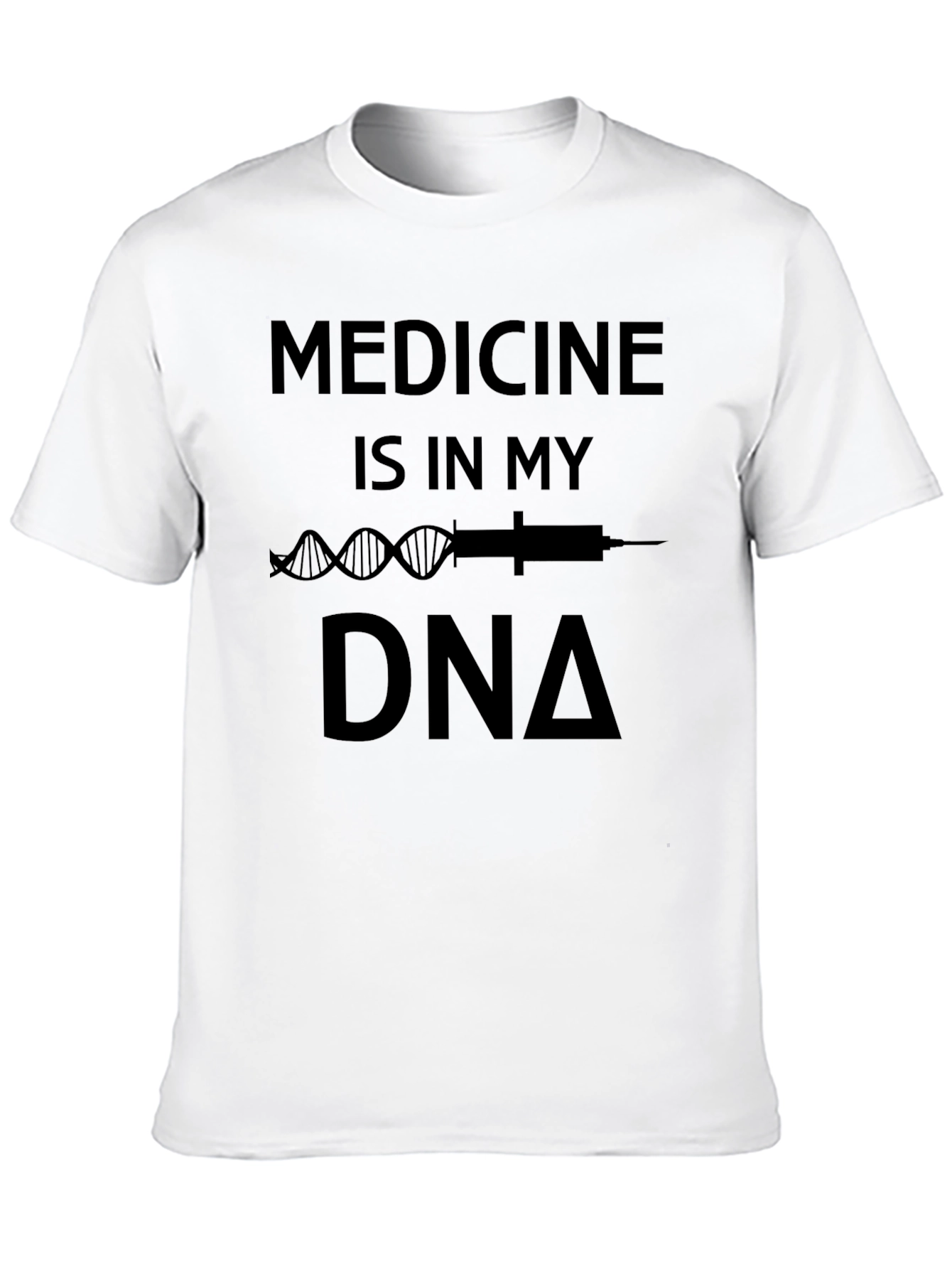 Black Medicine is in My DNA Black T-Shirt view 10