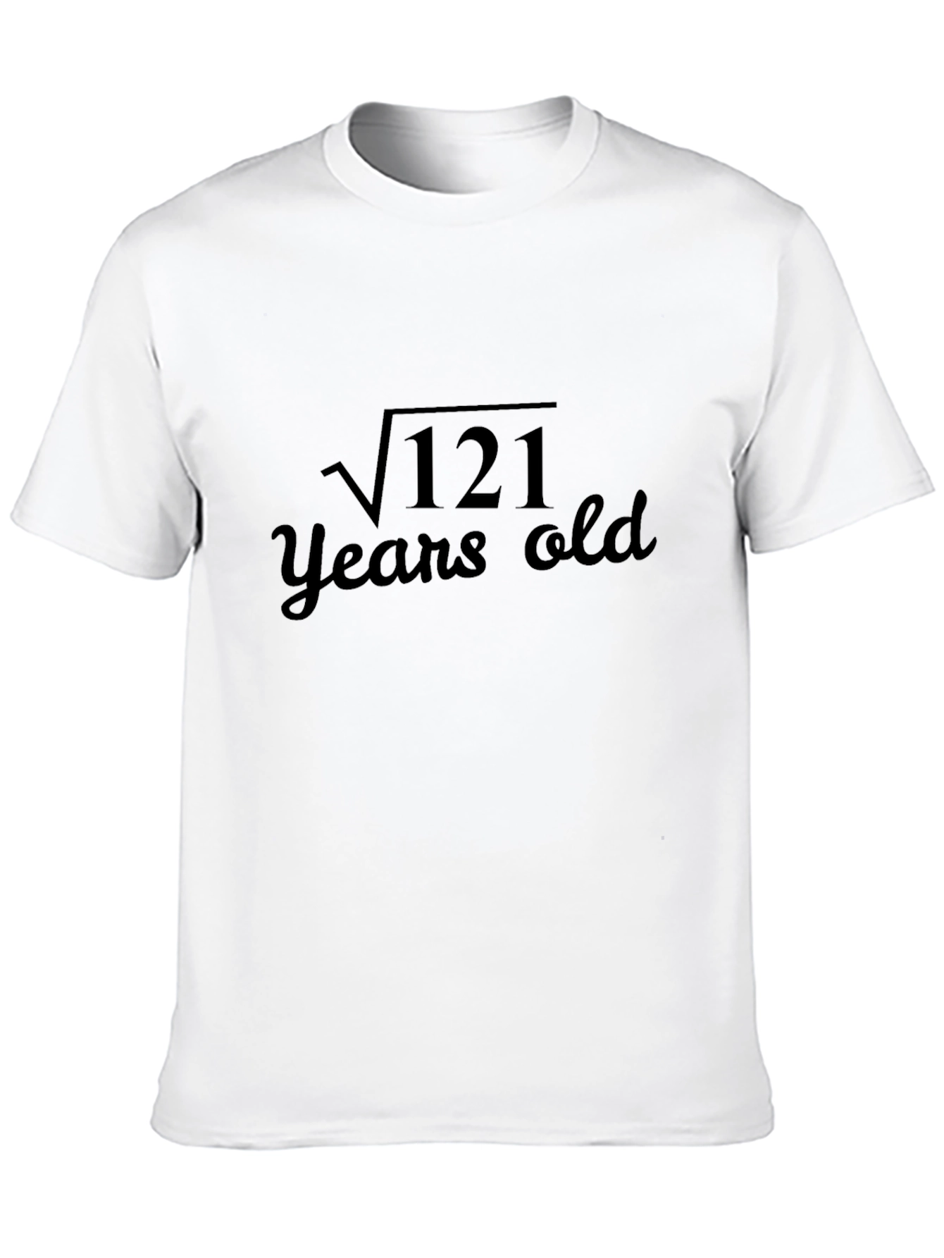 Black Funny 11th Birthday Shirt - Root 121 Years Old Black Tee view 10