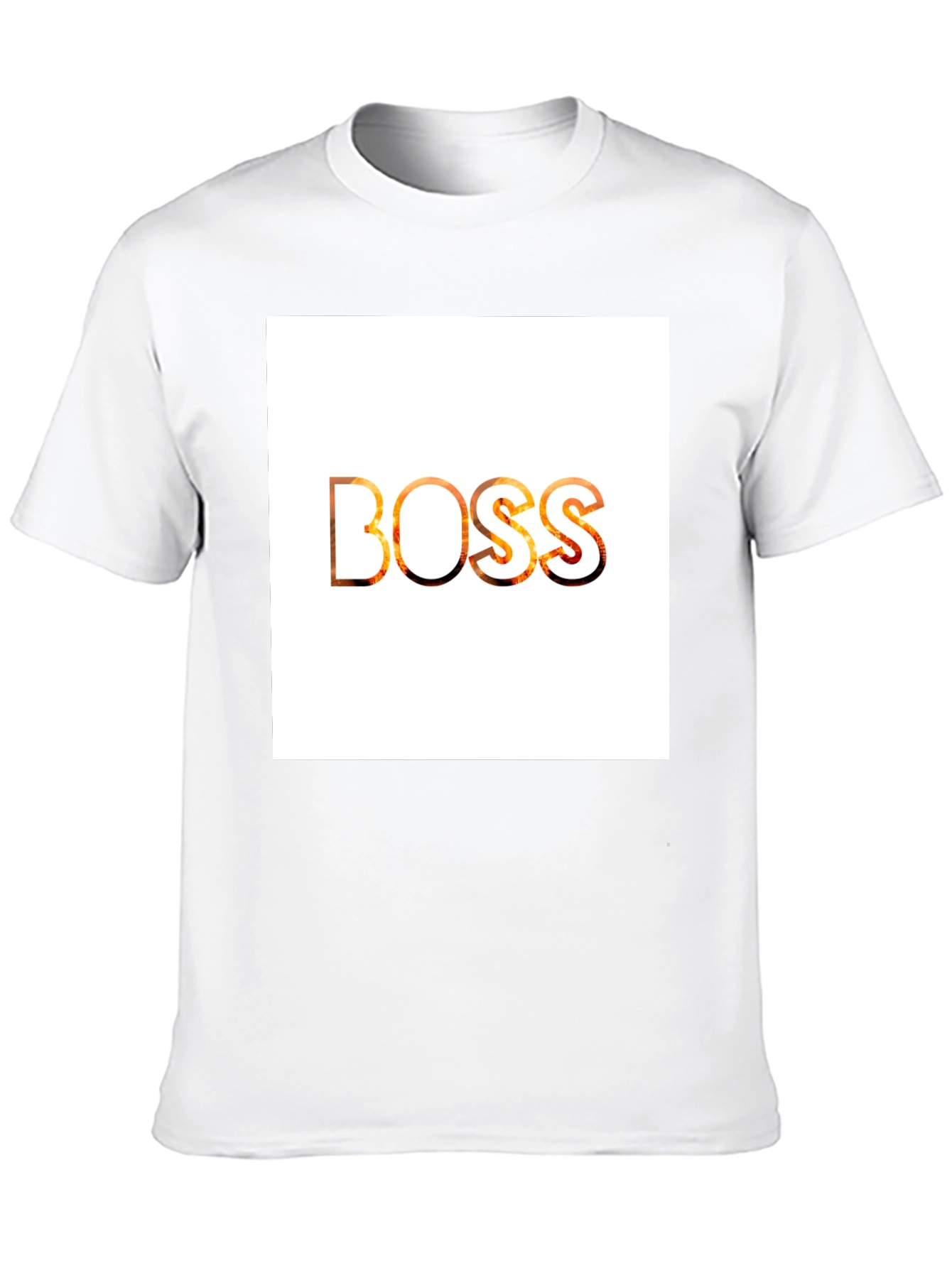 Black Boss Graphic Tee - Modern Men's Black T-Shirt view 10