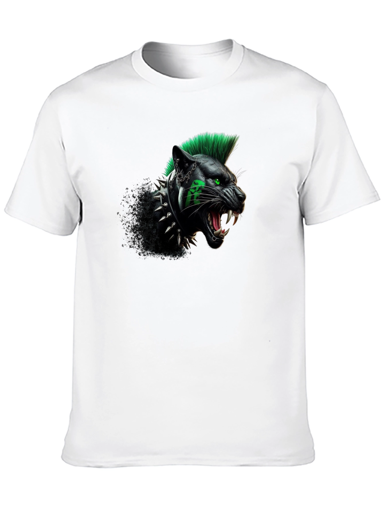 Black Punk Panther Graphic Tee - Unleash Your Wild Side view 10