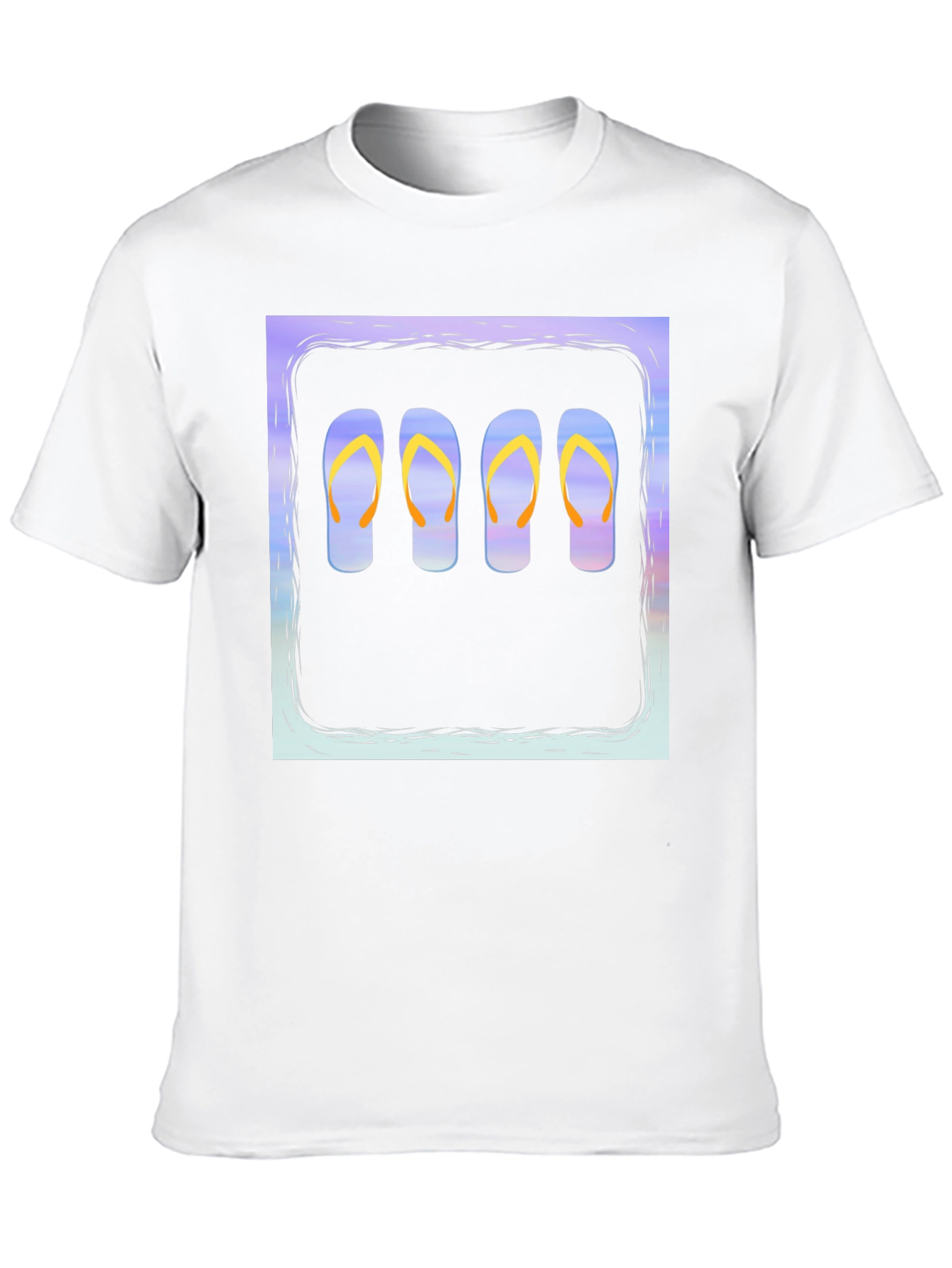 Black Flip Flop Graphic Tee - Vacation Vibes! view 10