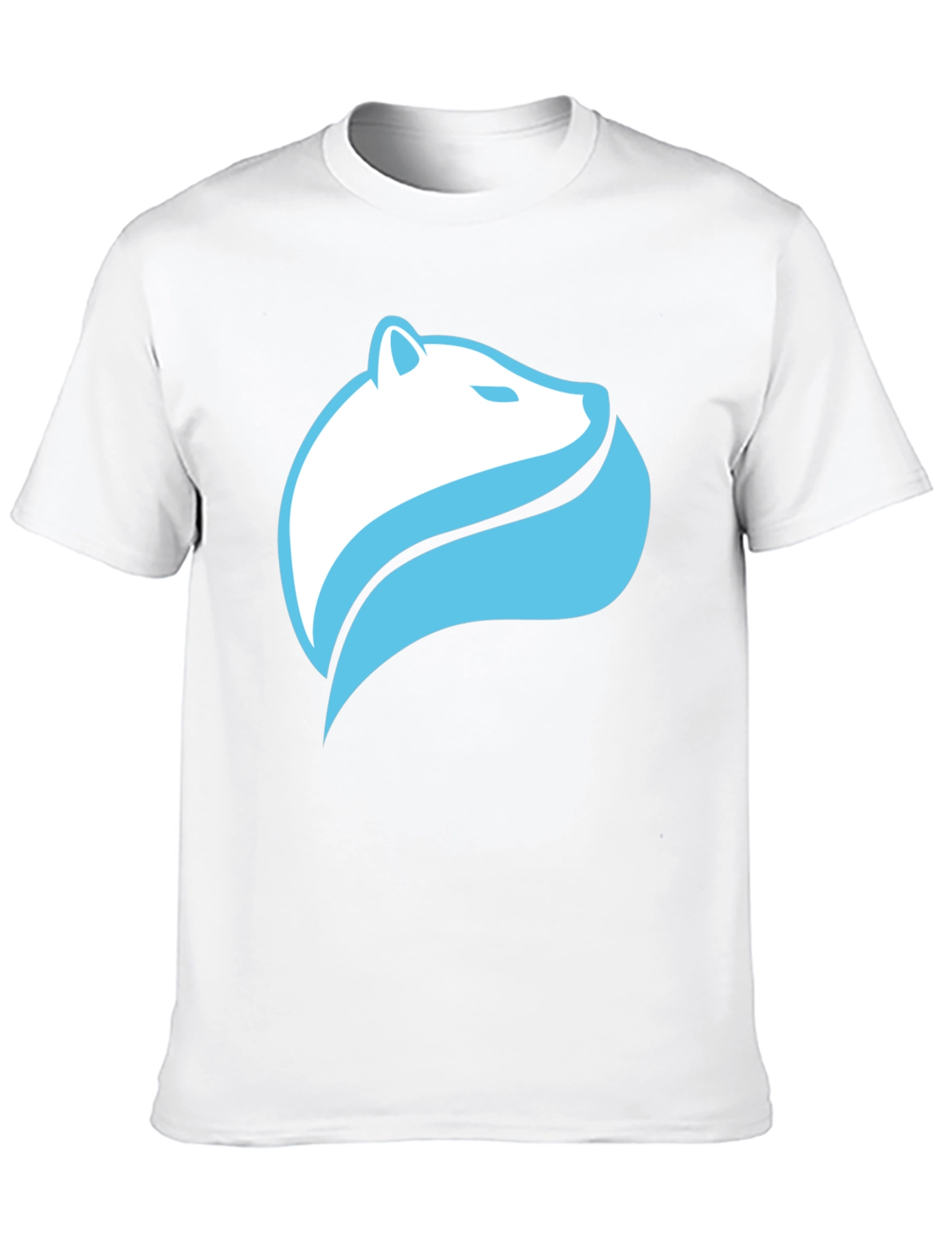 Black Cool Graphic Tee - Stylized Polar Bear Design view 10