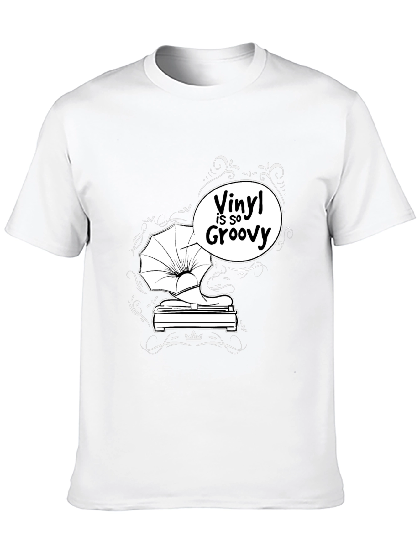 Black Vinyl is so Groovy T-Shirt - Retro Music Tee view 10