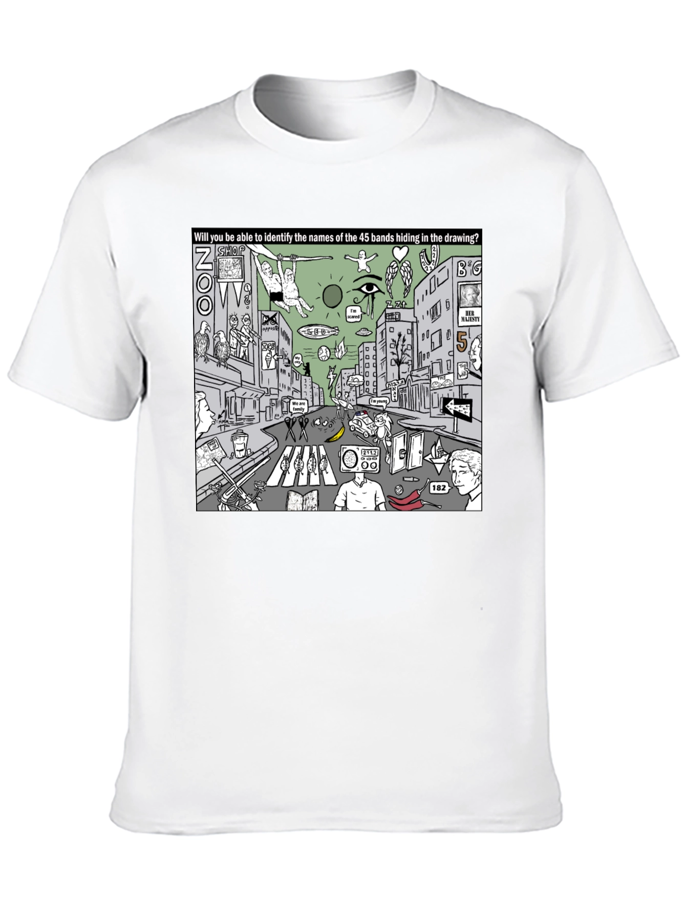 Black Band Puzzle T-Shirt view 10