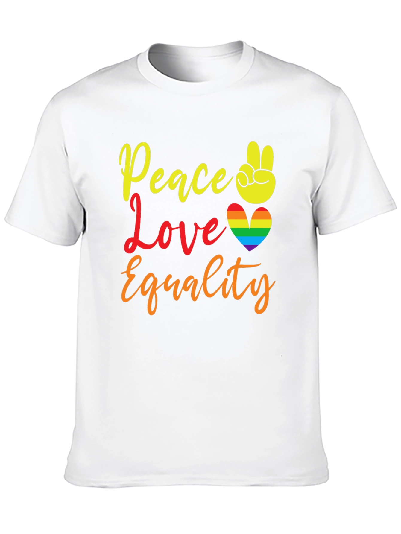 Peace Love Equality Pride T-Shirt - 10