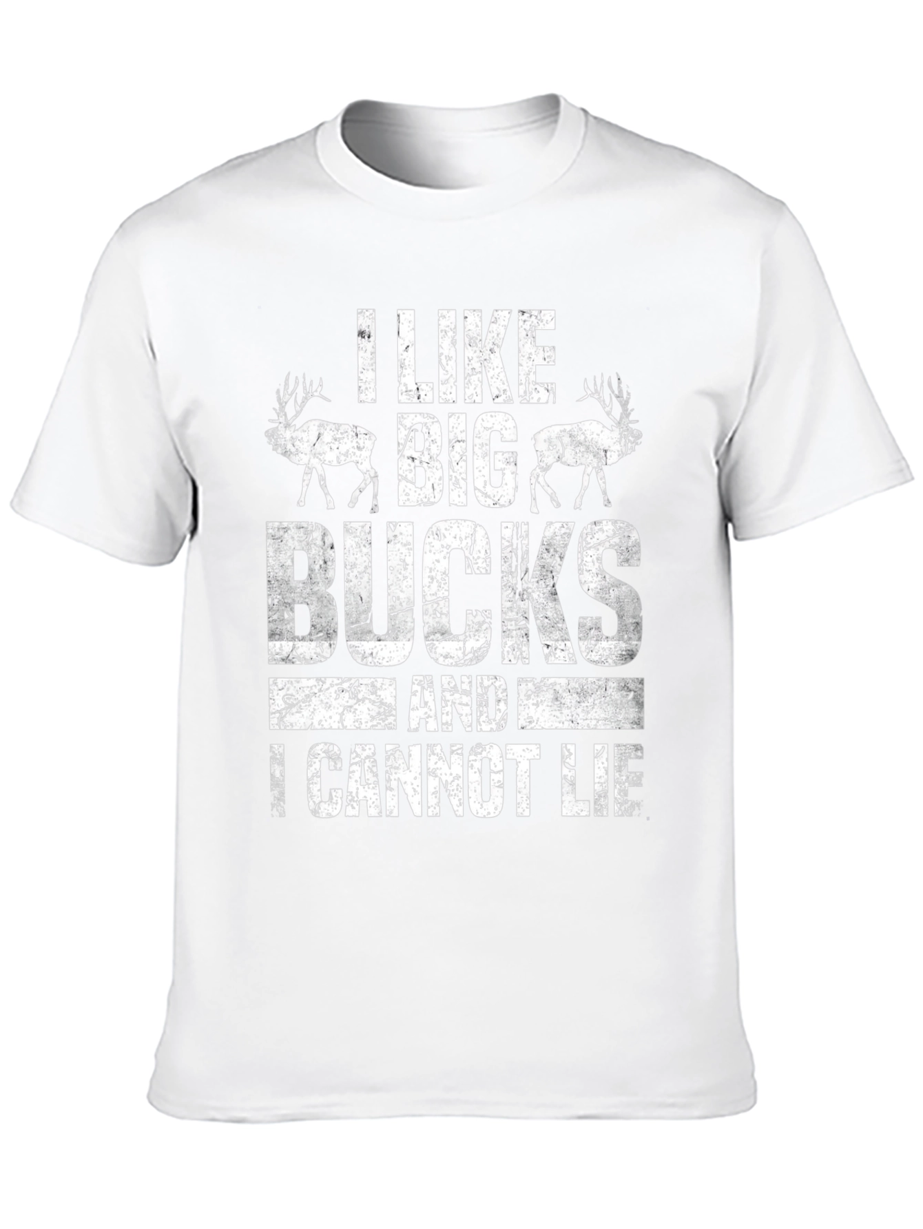 Black I Like Big Bucks Men's Graphic T-Shirt view 10