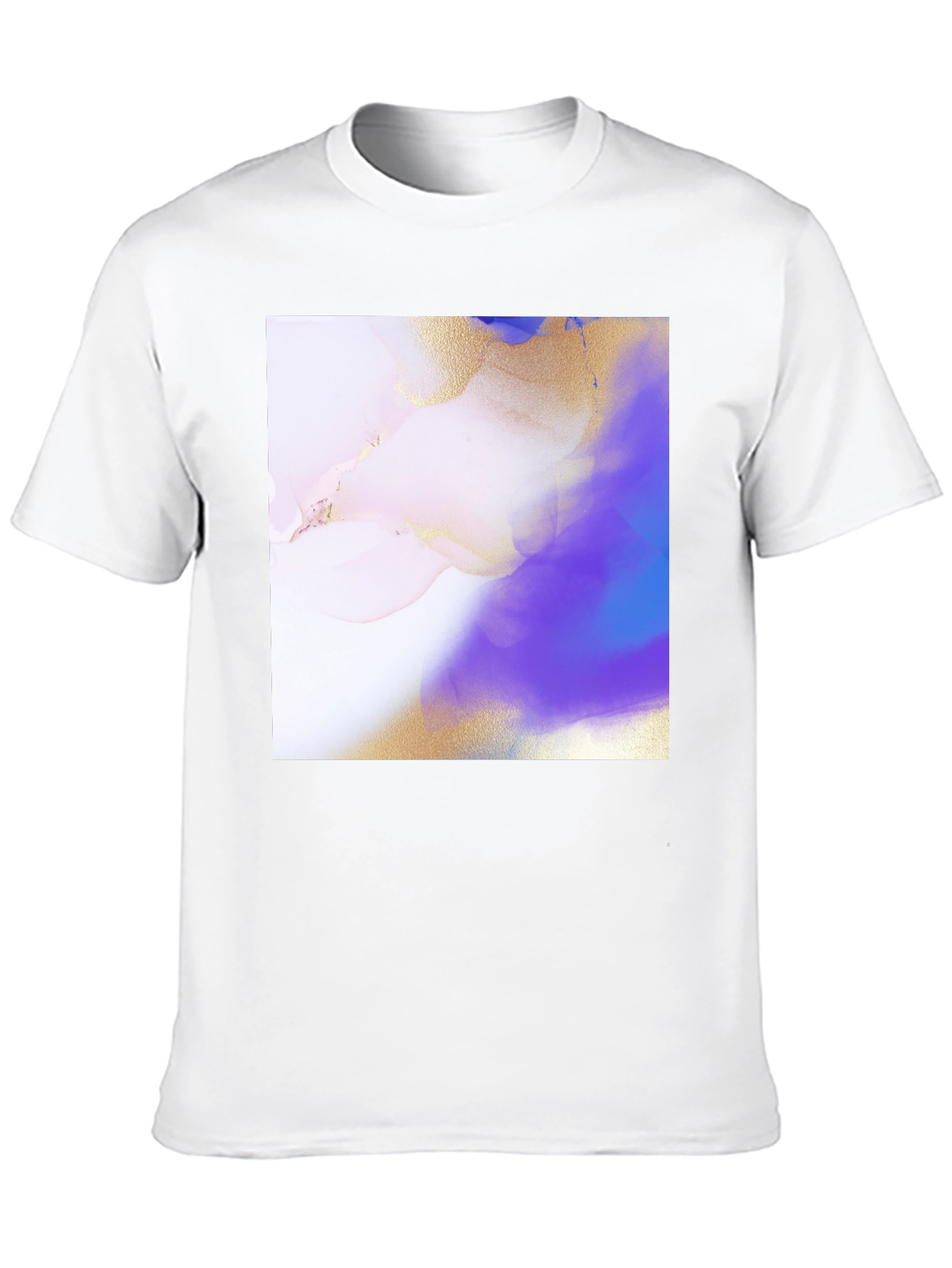 Black Abstract Art Black T-Shirt - Unique Design view 10