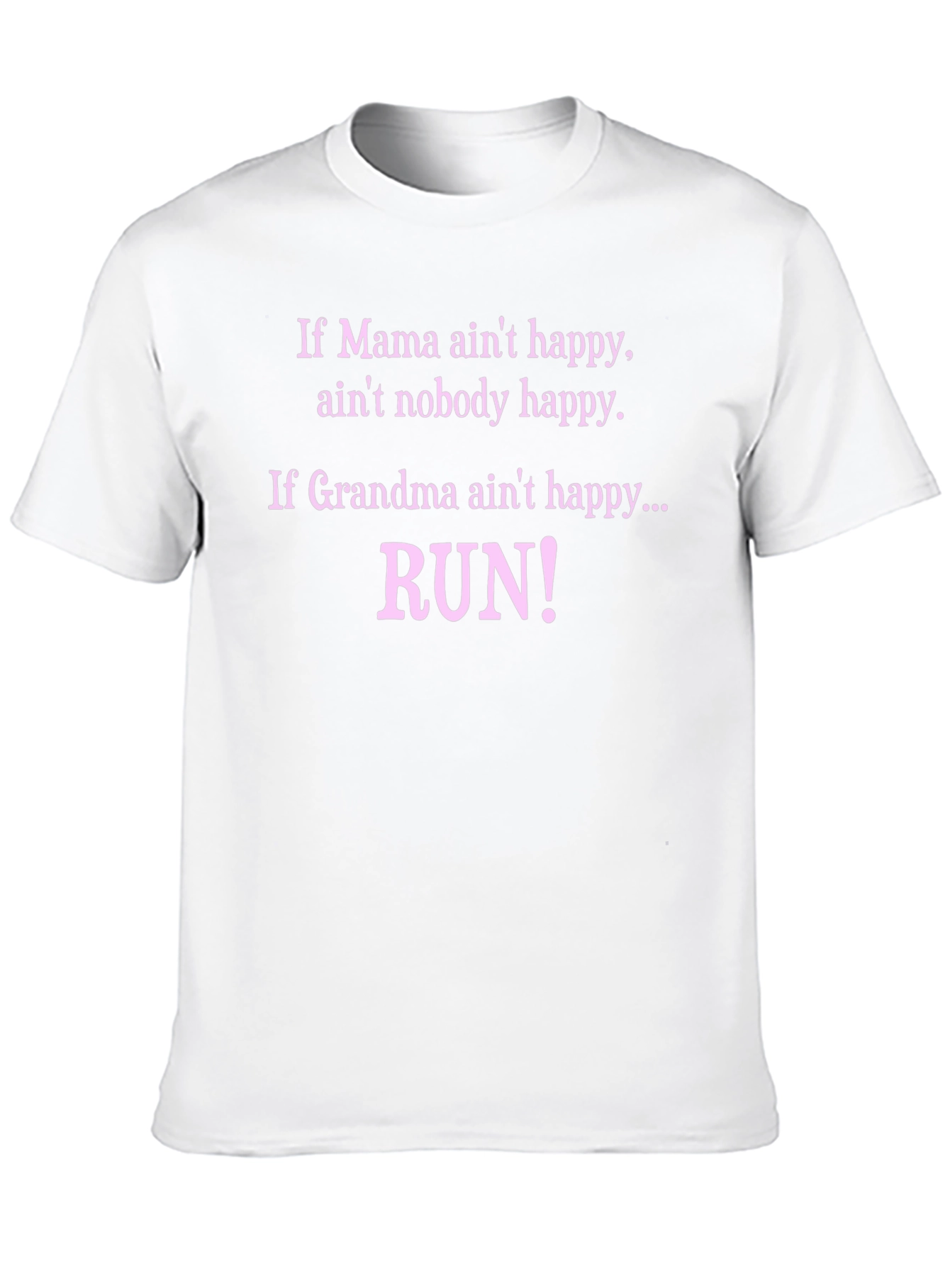 Black Mama & Grandma Funny T-Shirt - Run! view 10