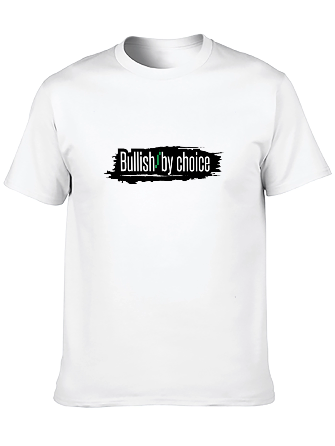 Black Bullish By Choice Graphic Tee - Stock Market Trader T-Shirt view 10