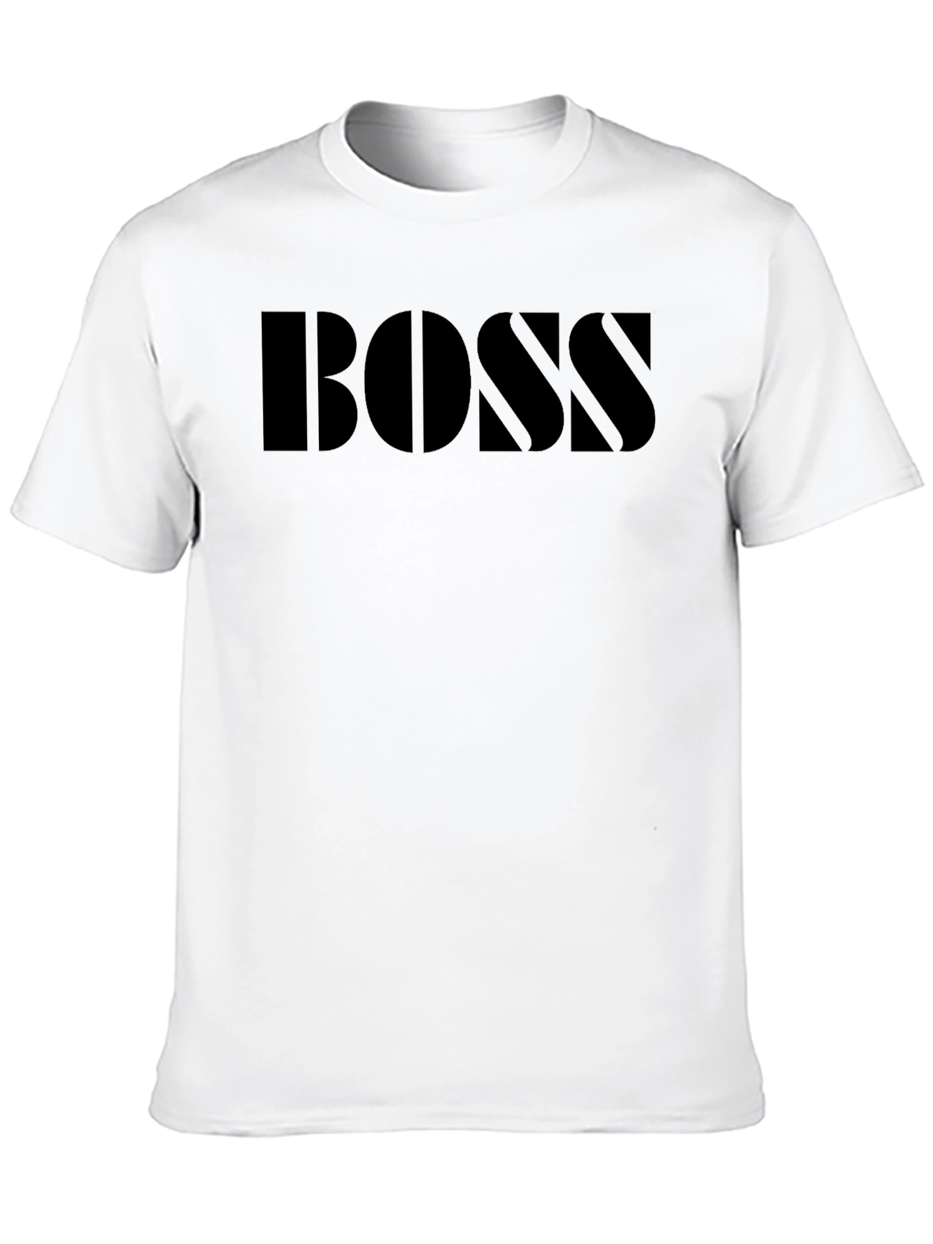 Black BOSS Graphic Tee - Men's Black T-Shirt view 10