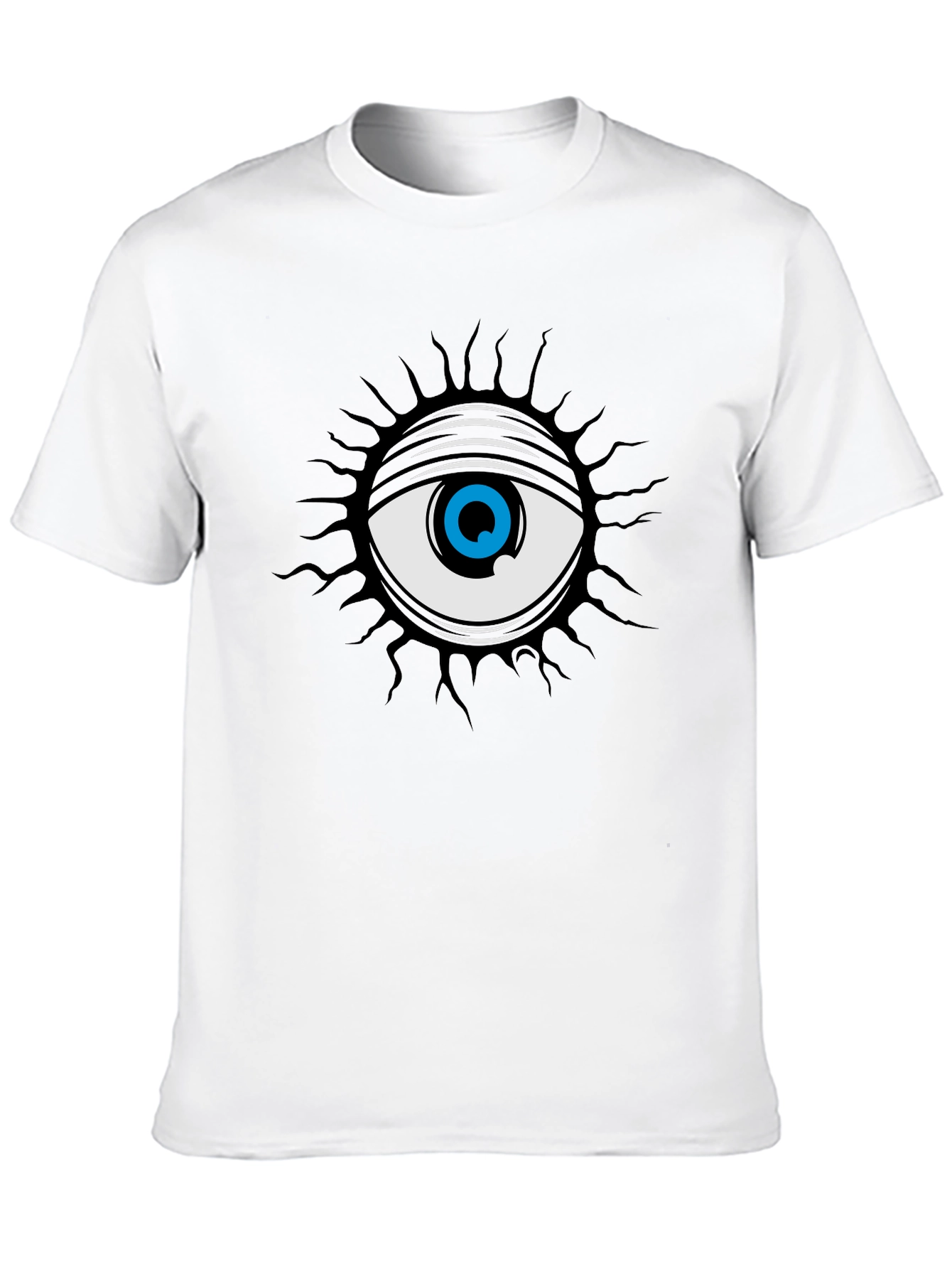 Black All Seeing Eye Graphic Tee - Black view 10