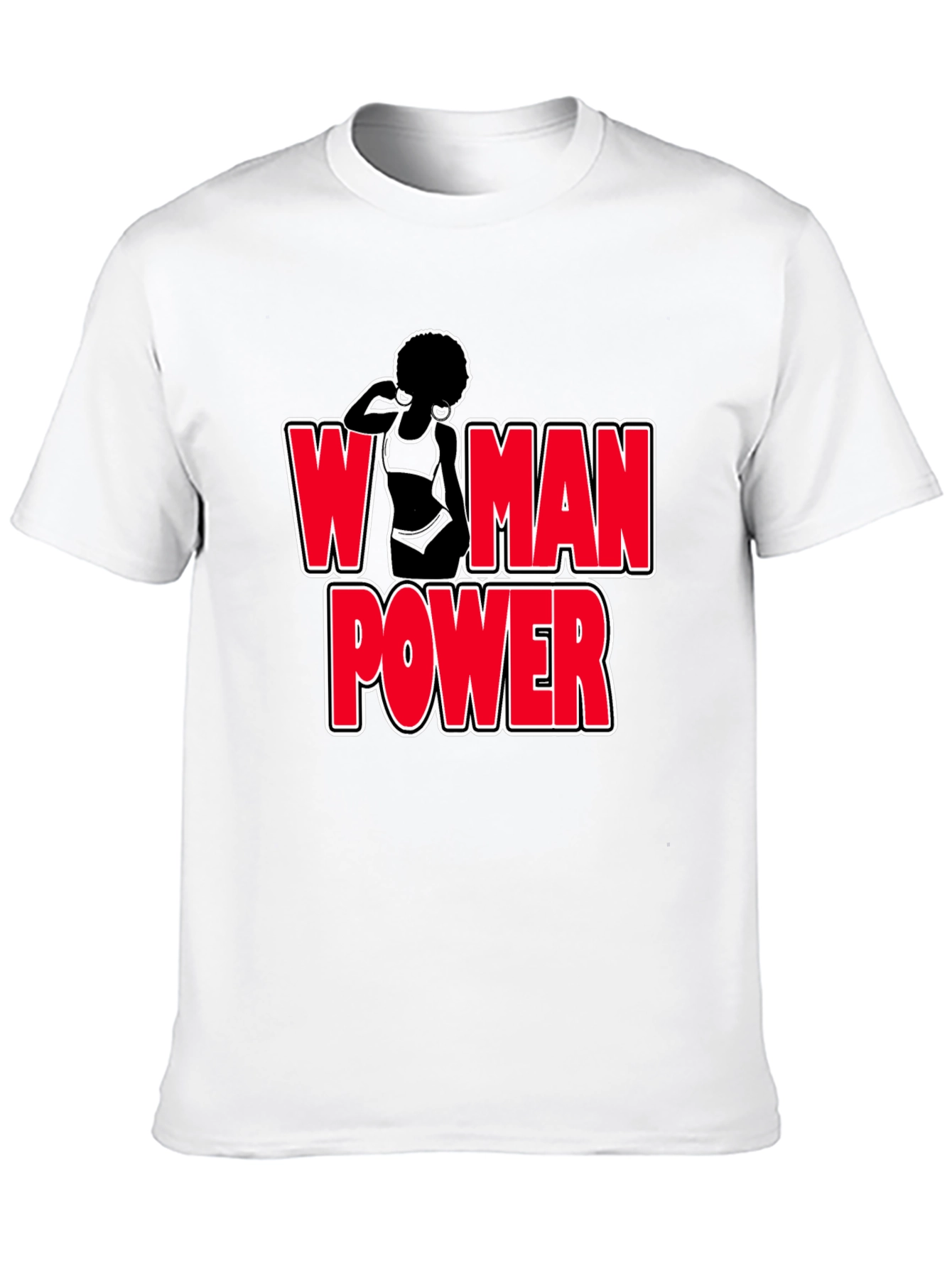 Woman Power Graphic T-Shirt - Bold Feminist Design - 10