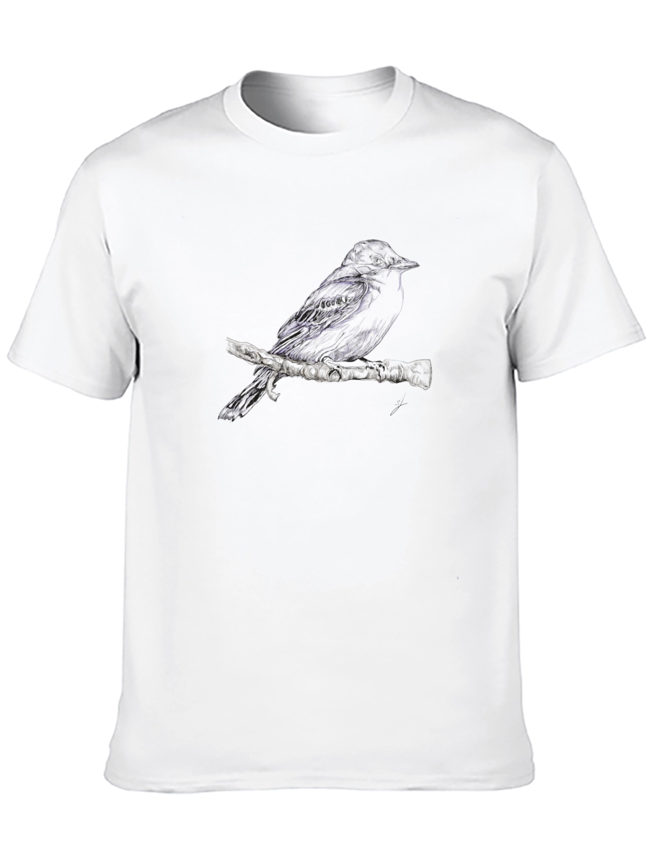 Black Raven Graphic Black T-Shirt view 10