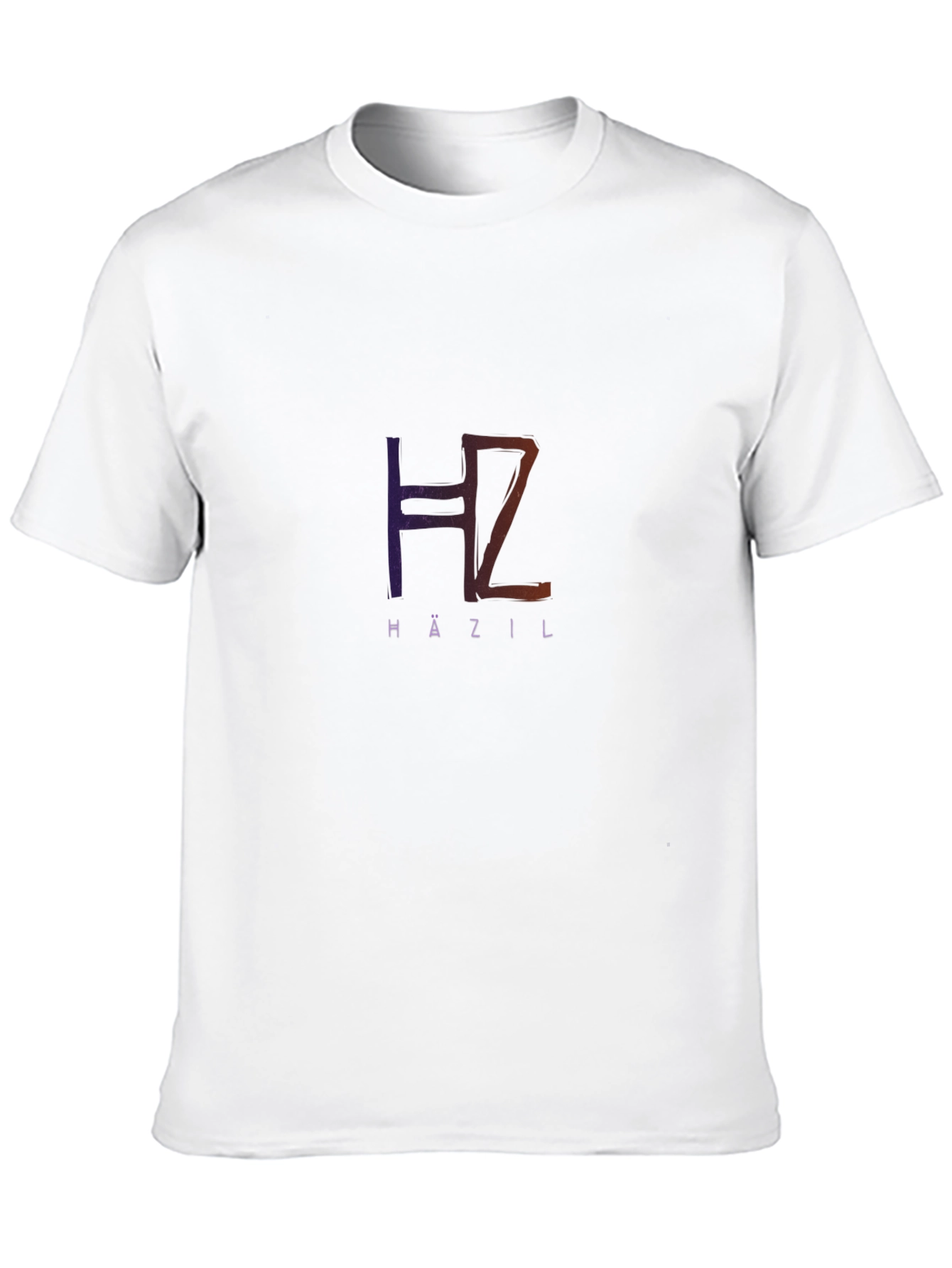 Black HZ Hazil Gradient Graphic Black Tee view 10