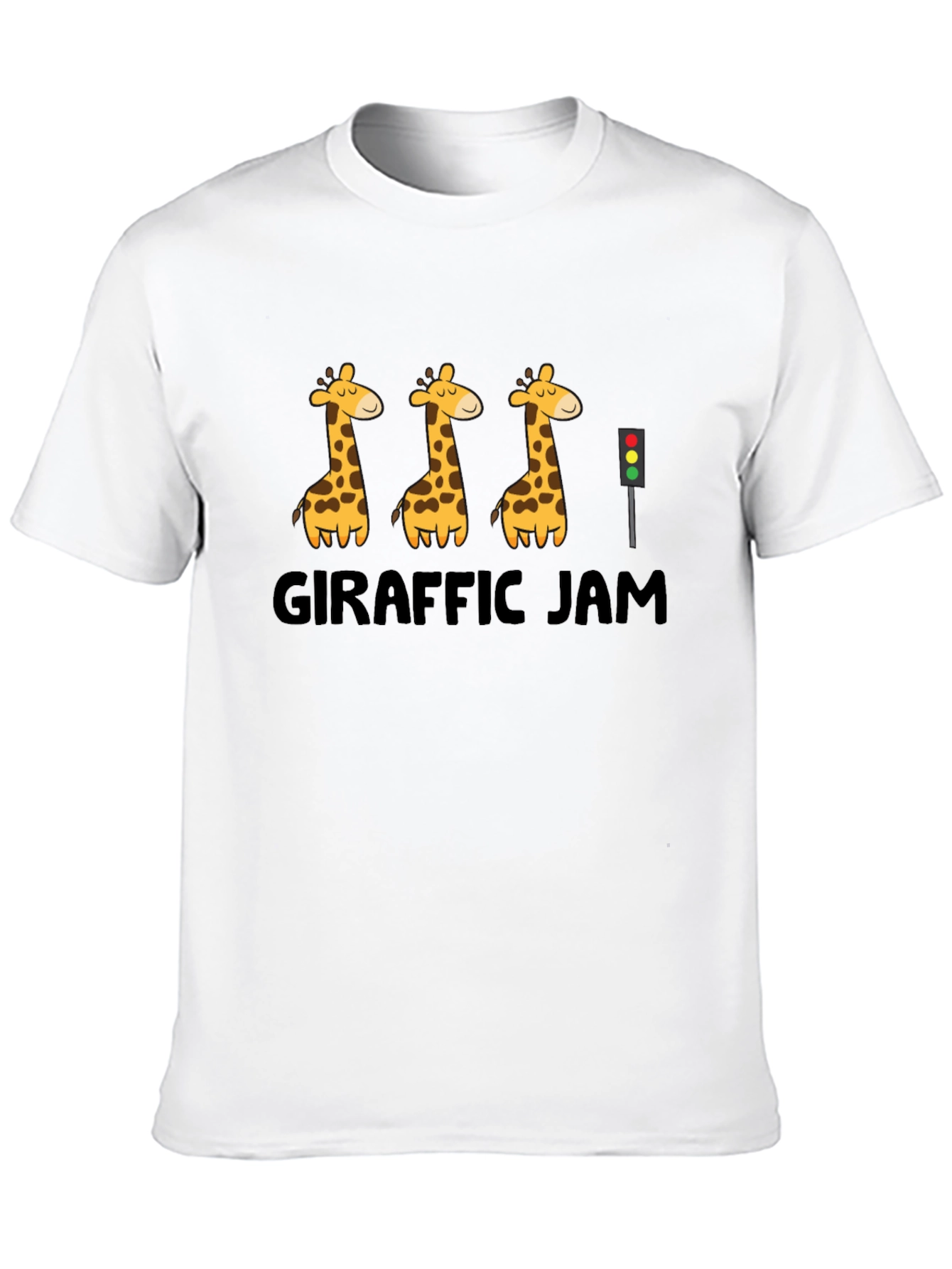 Black Giraff Traffic Jam Black T-Shirt view 10