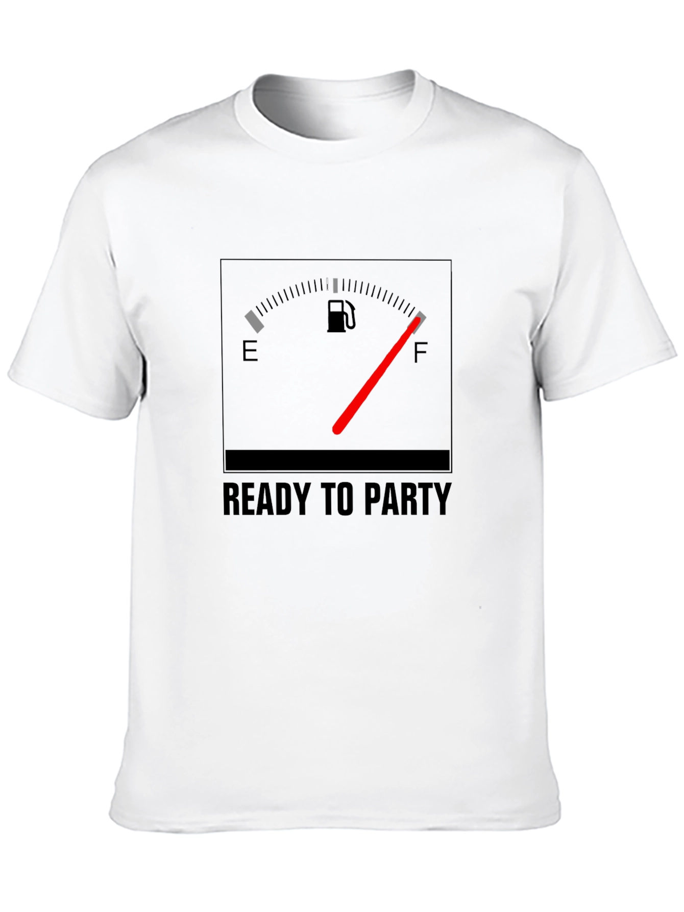 Black Ready to Party Full Tank T-Shirt view 10