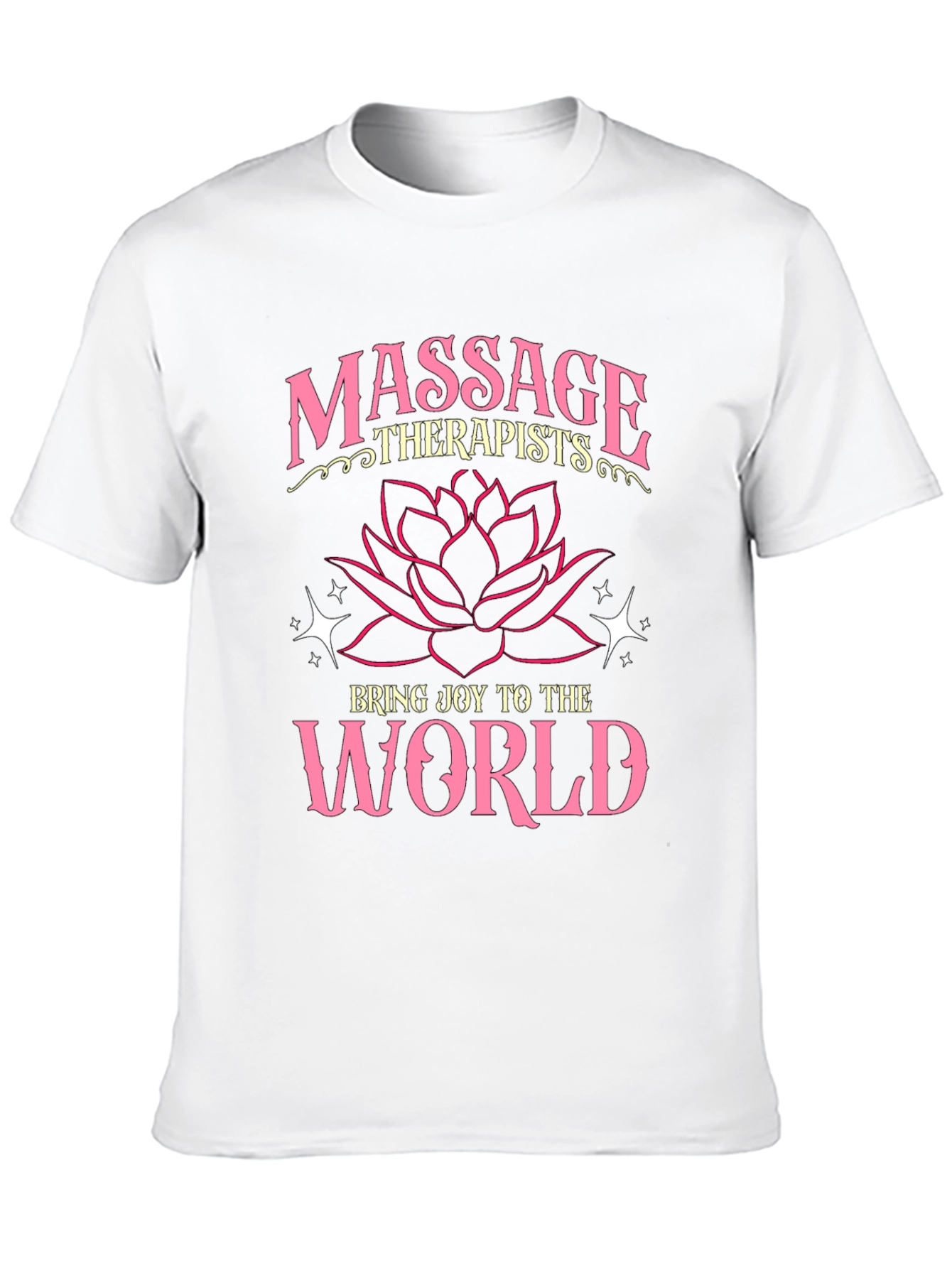 Black Massage Therapists Joyful Graphic T-Shirt view 10