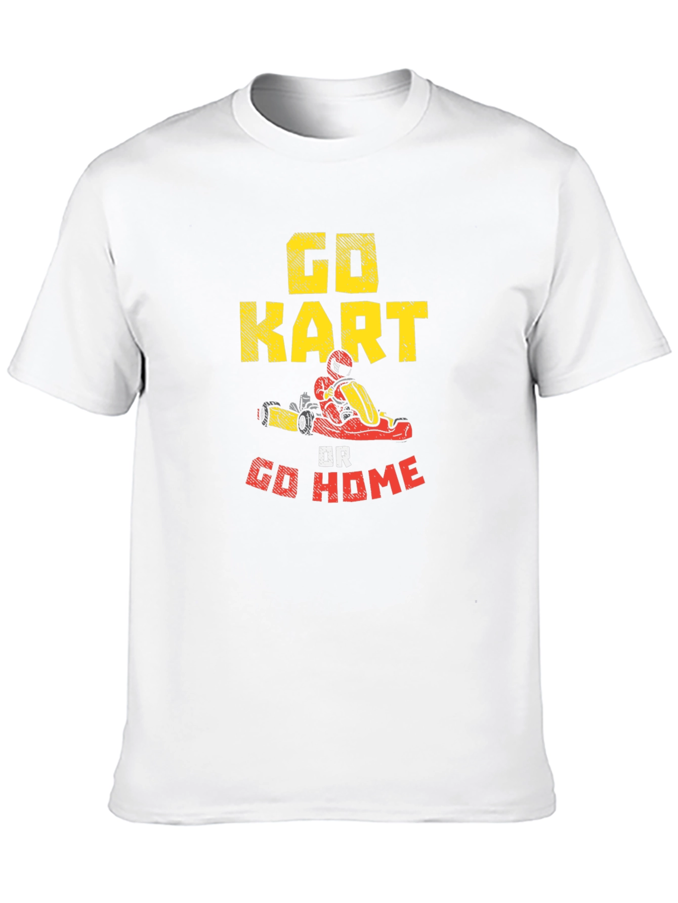Black Go Kart or Go Home T-Shirt view 10