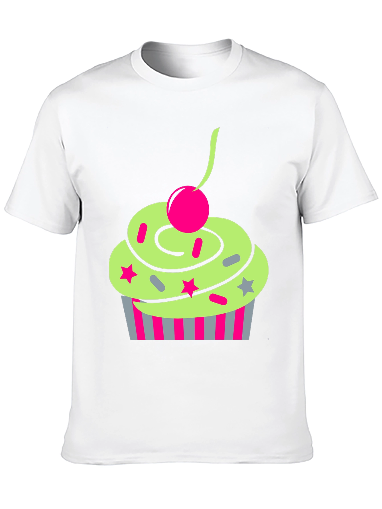 Black Funky Cupcake Graphic Tee - Quirky Style view 10