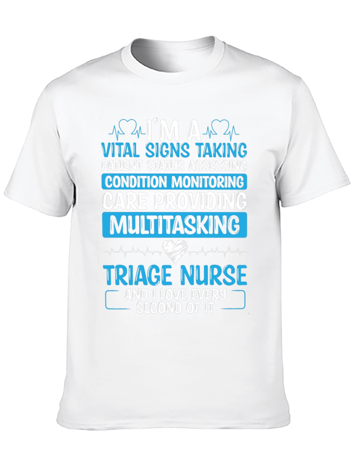 Black Triage Nurse Graphic T-Shirt view 10