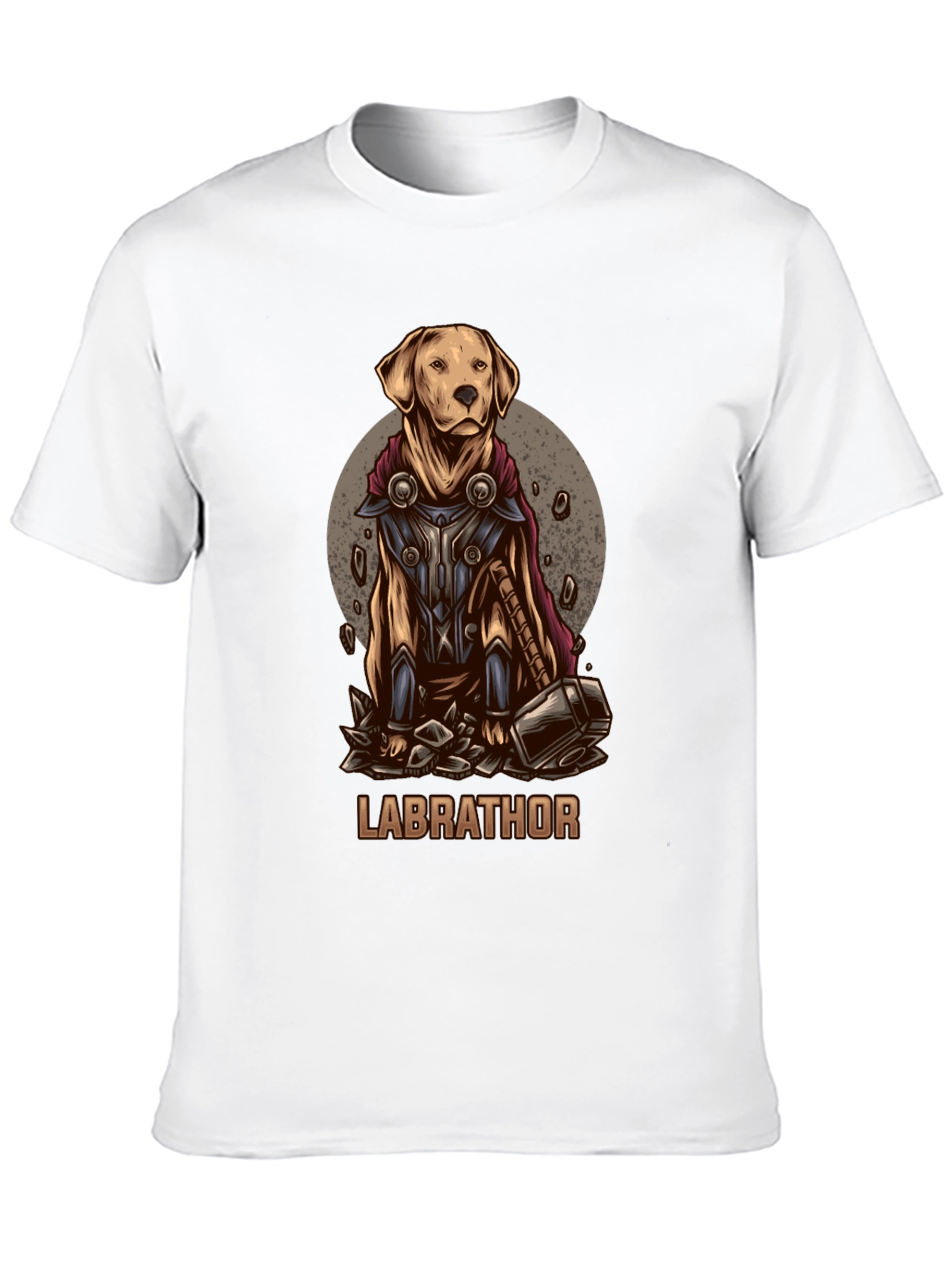 Black Labrathor Dog Graphic T-Shirt - Funny Pet Lover Tee view 10