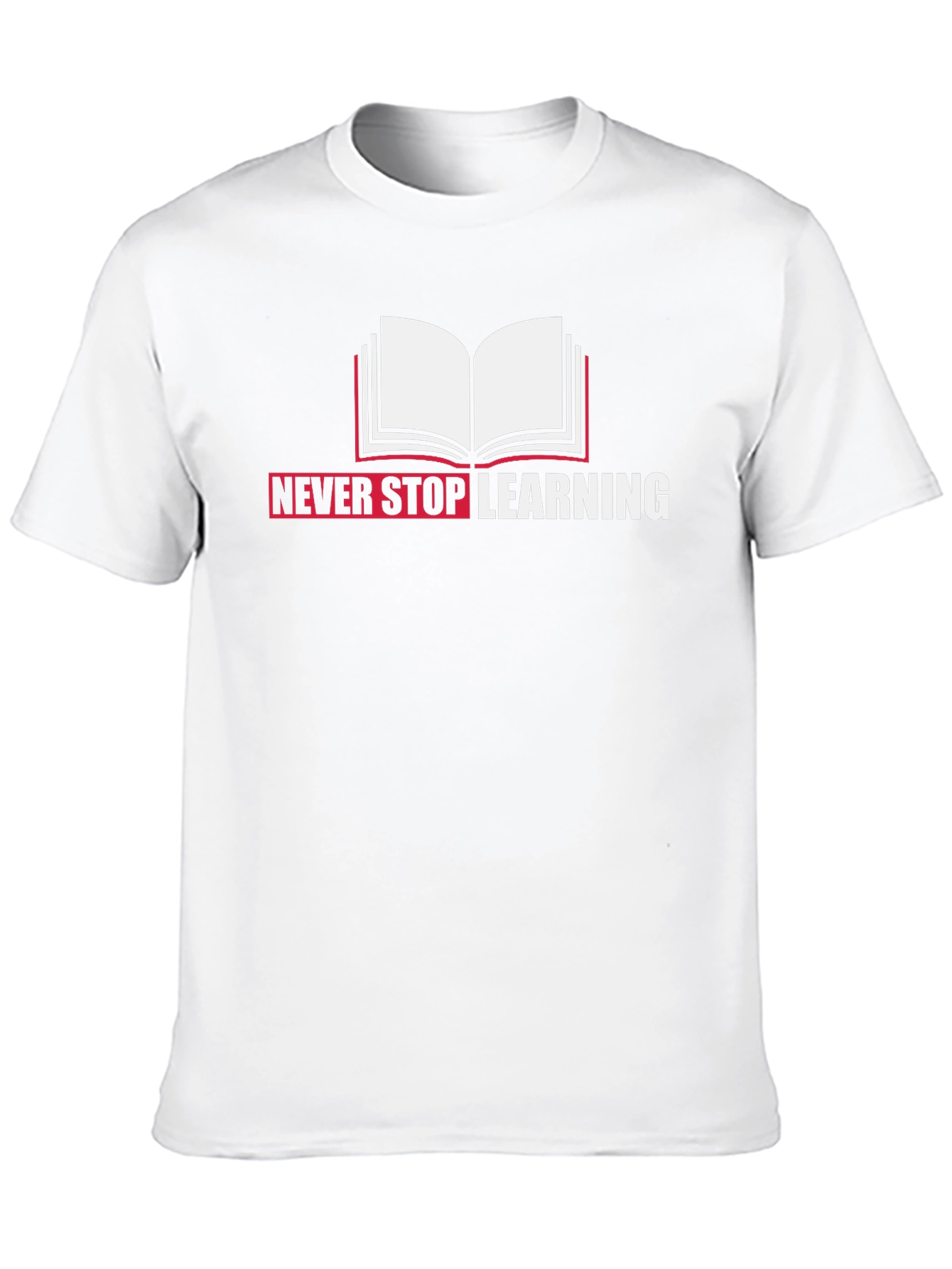 Black Never Stop Learning Graphic Tee view 10